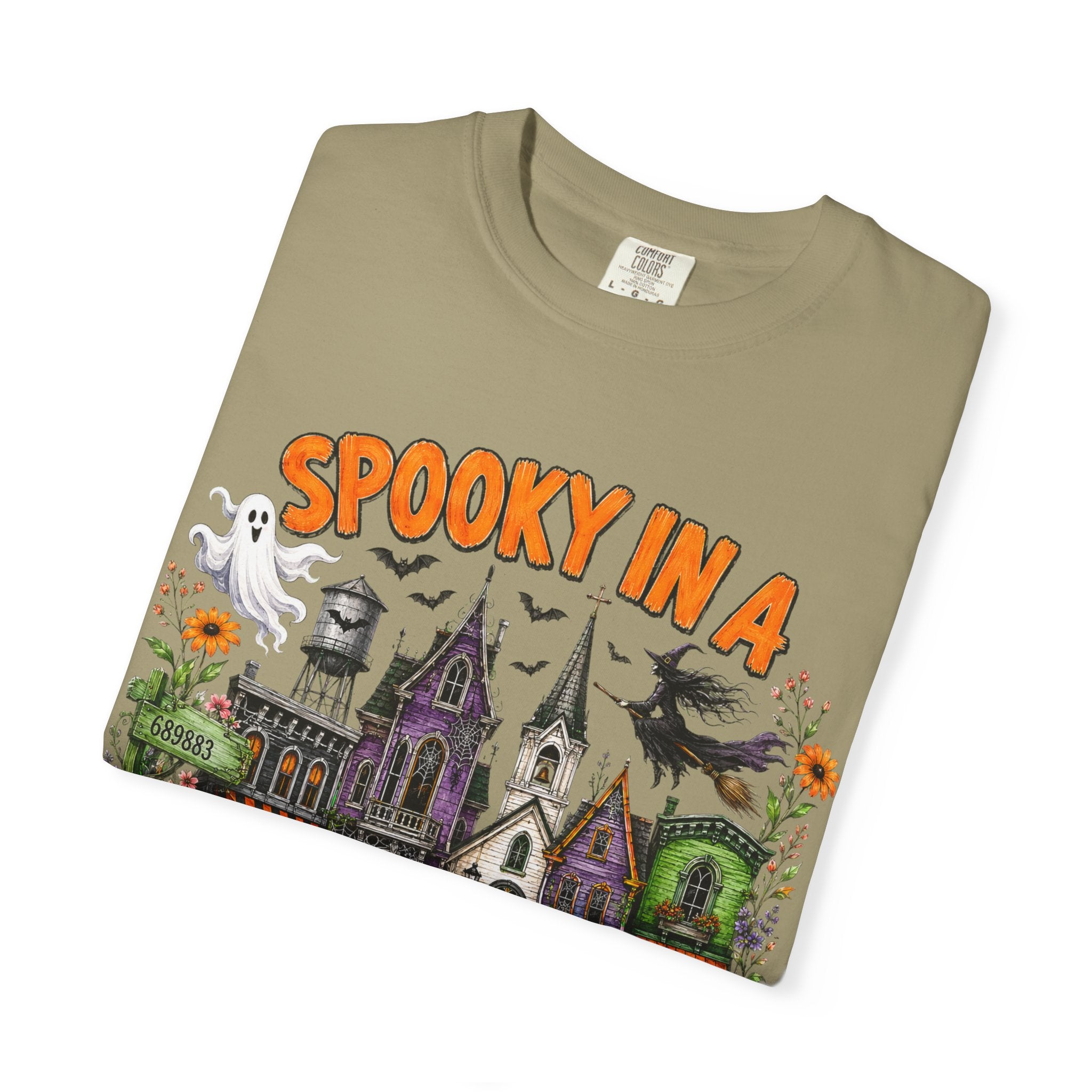 Spooky In A Small Town Tee - Comfort Colors