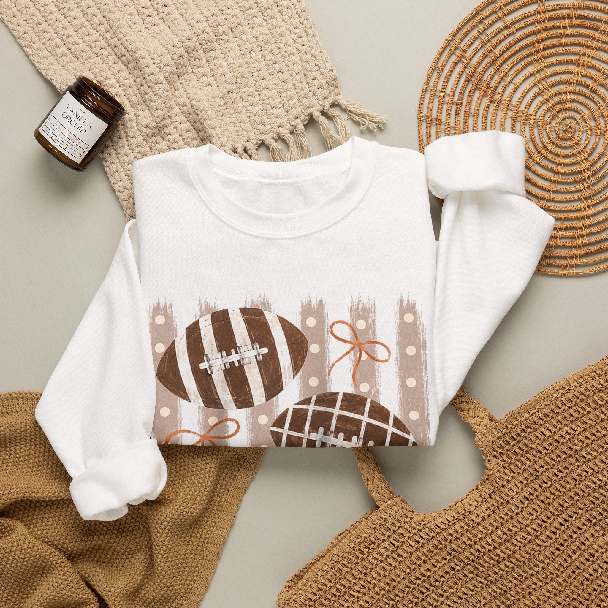 Football Time Sweatshirt - Gildan