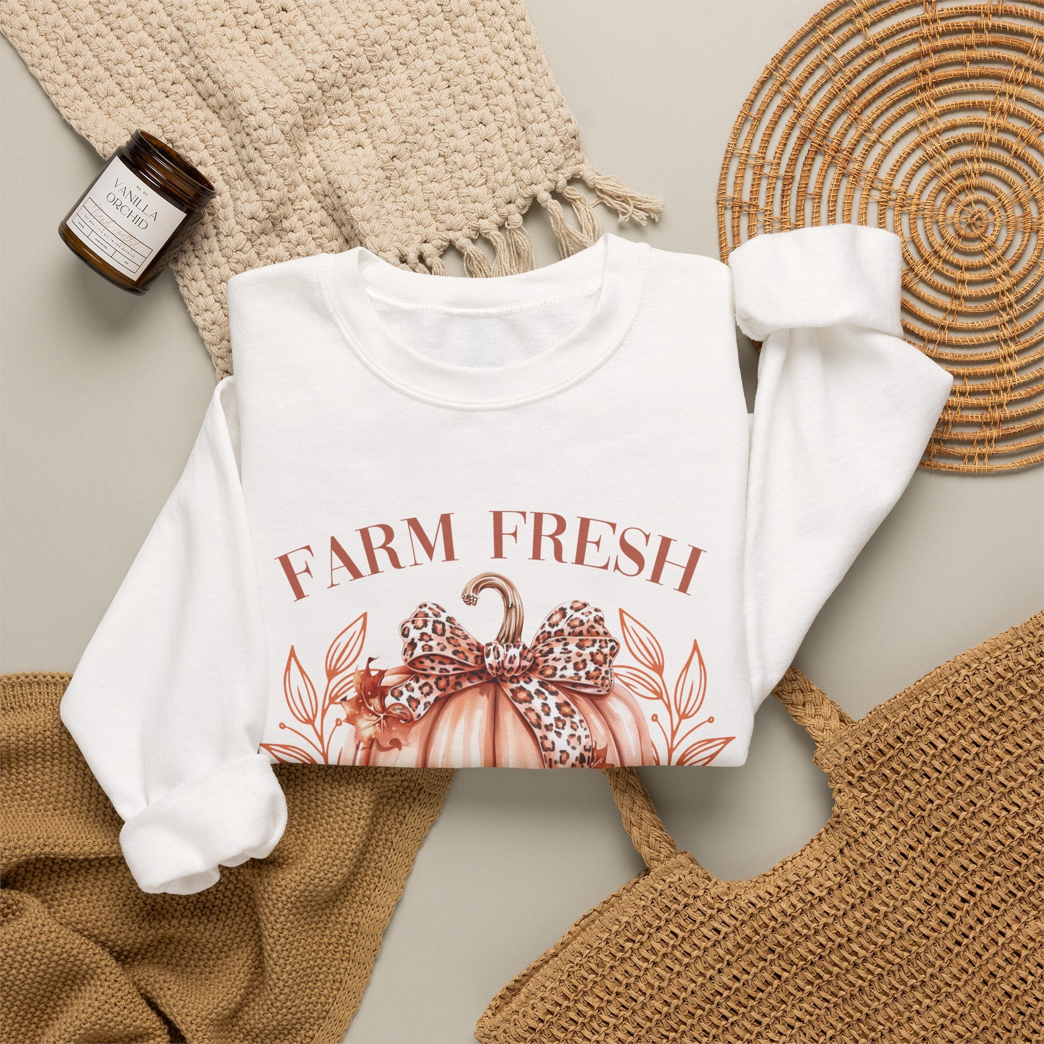 Farm Fresh Pumpkins Sweatshirt - Gildan