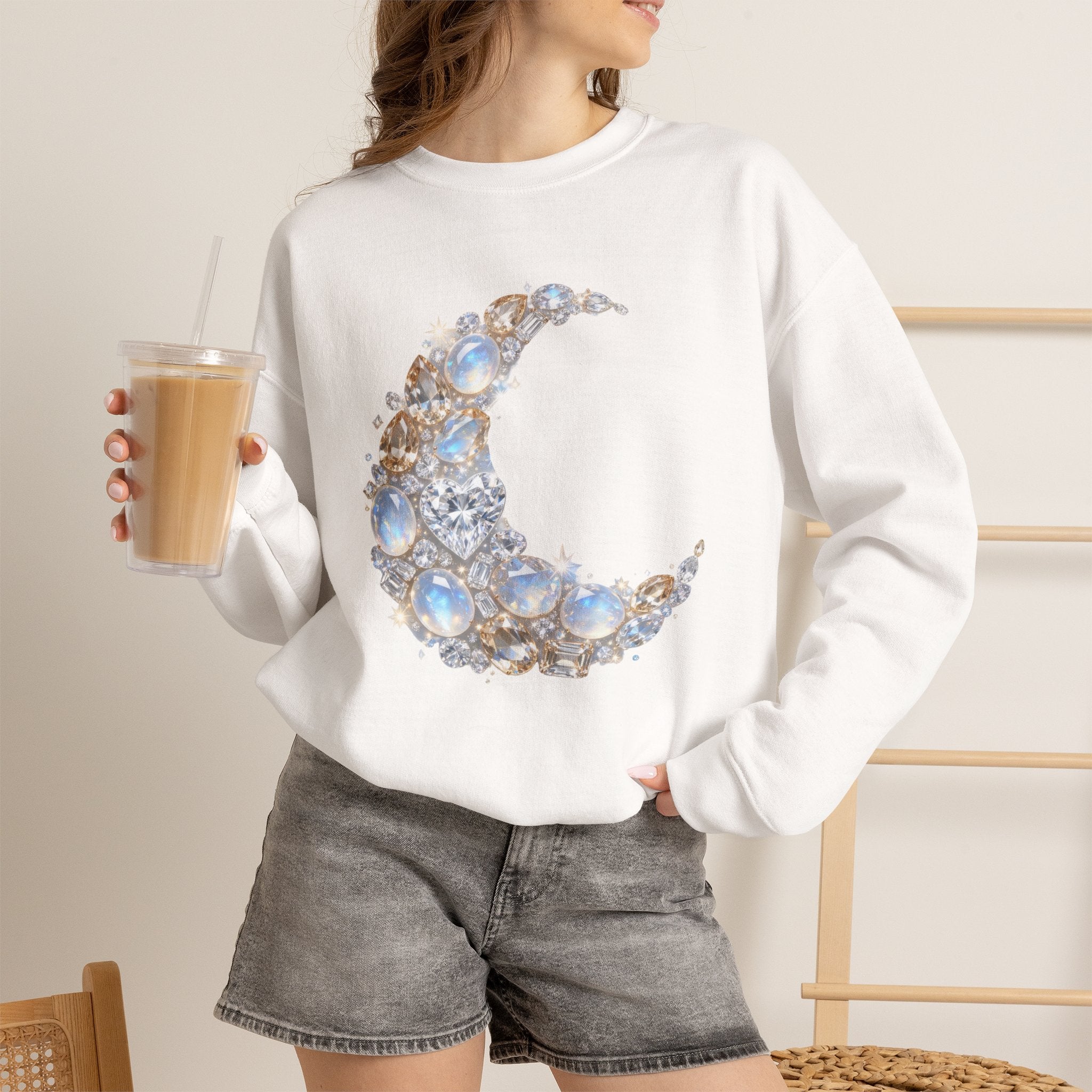 Crescent Moon Sweatshirt - Gildan