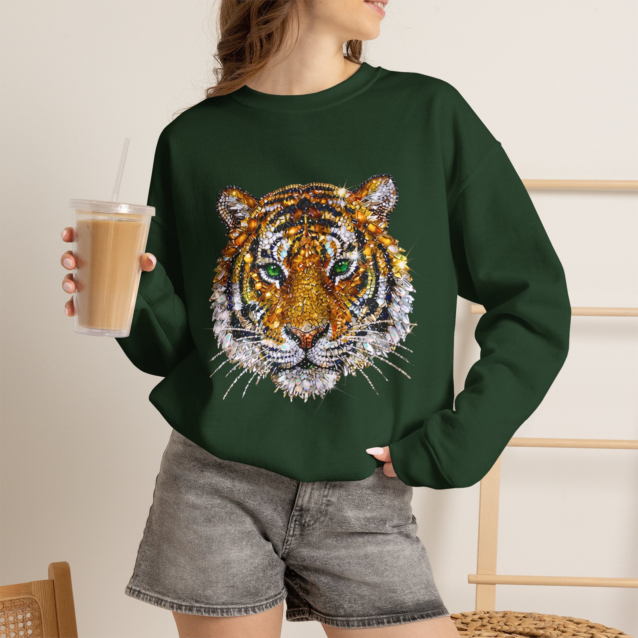 Jeweleed Tiger Sweatshirt