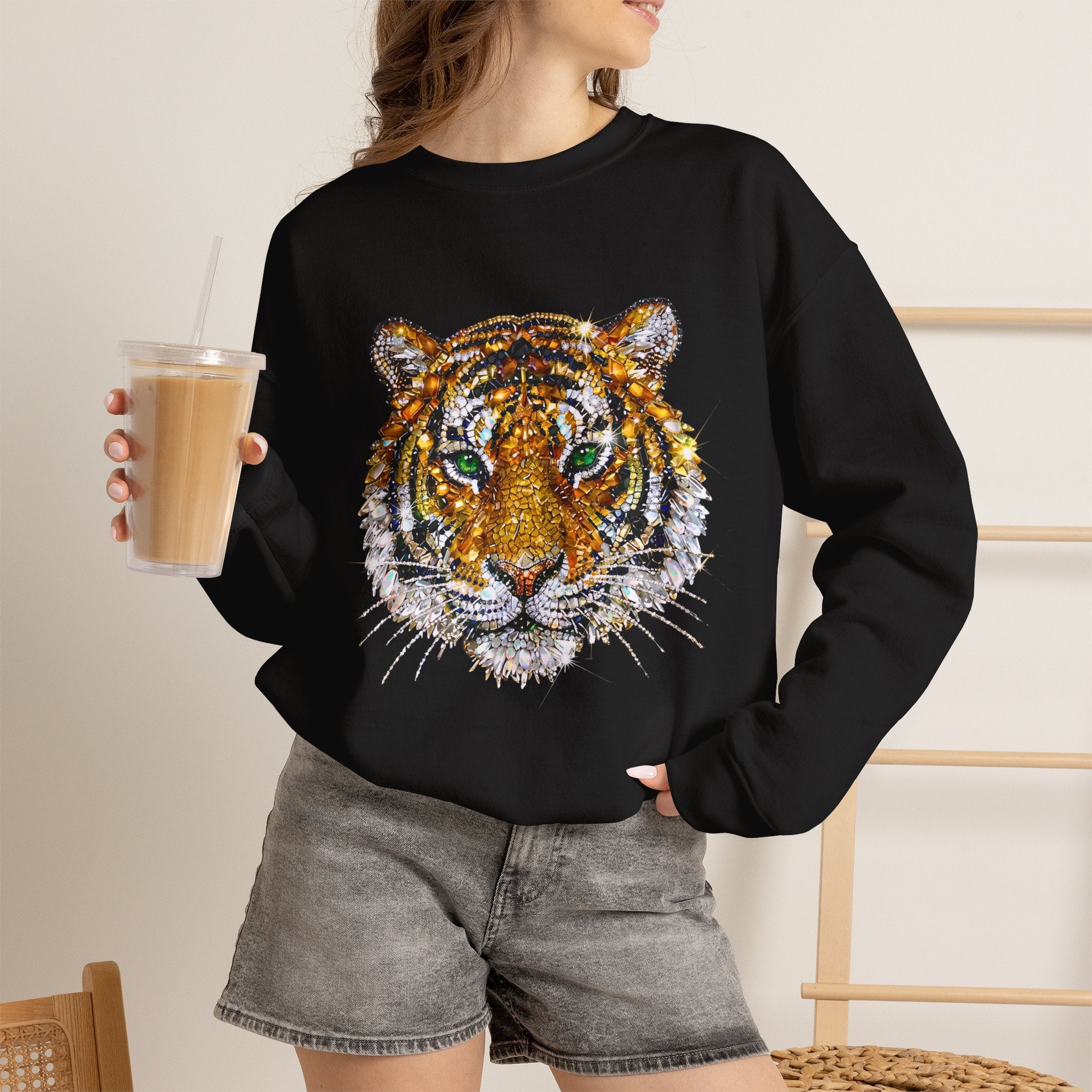 Jeweleed Tiger Sweatshirt