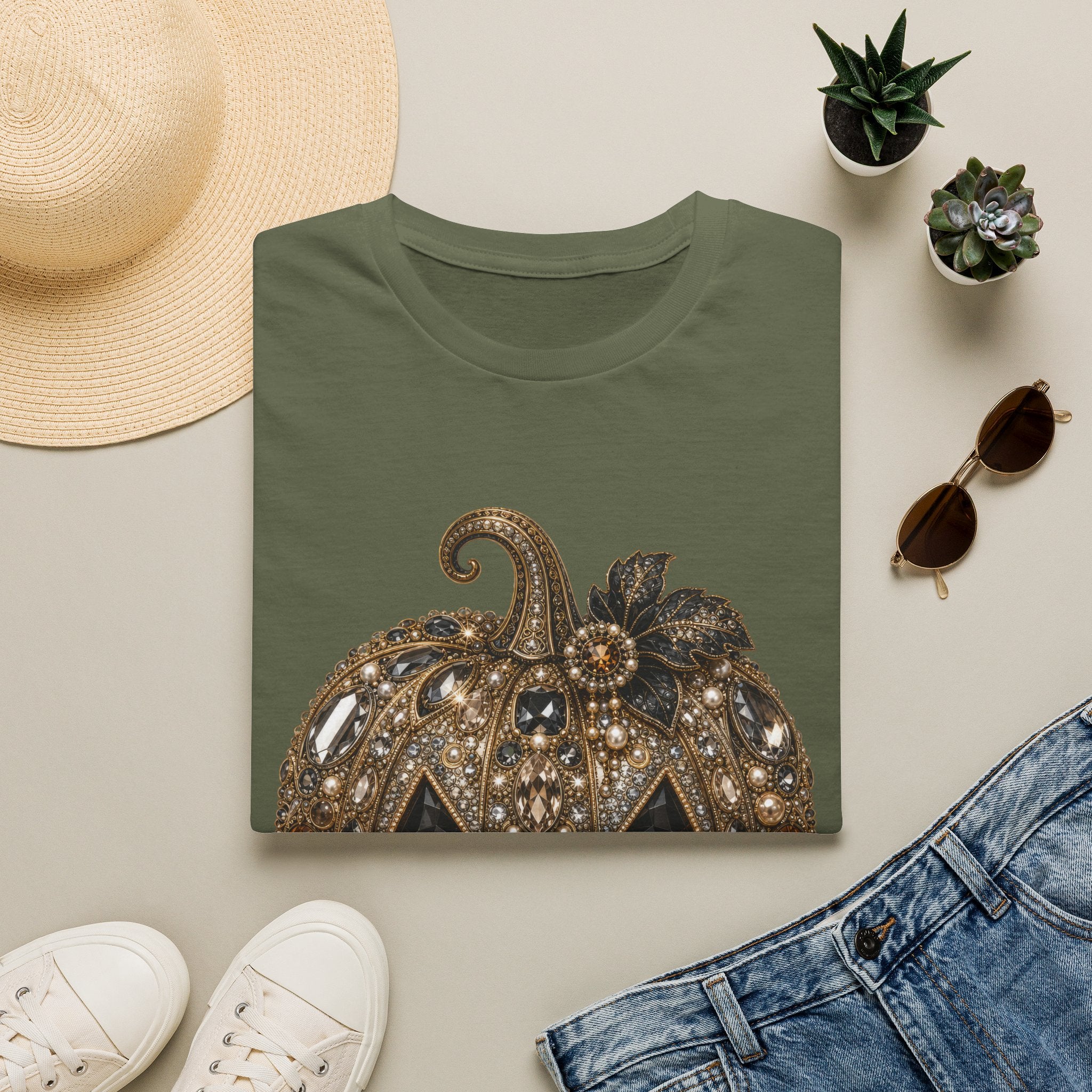 The Jeweled Pumpkin Tee - Gildan