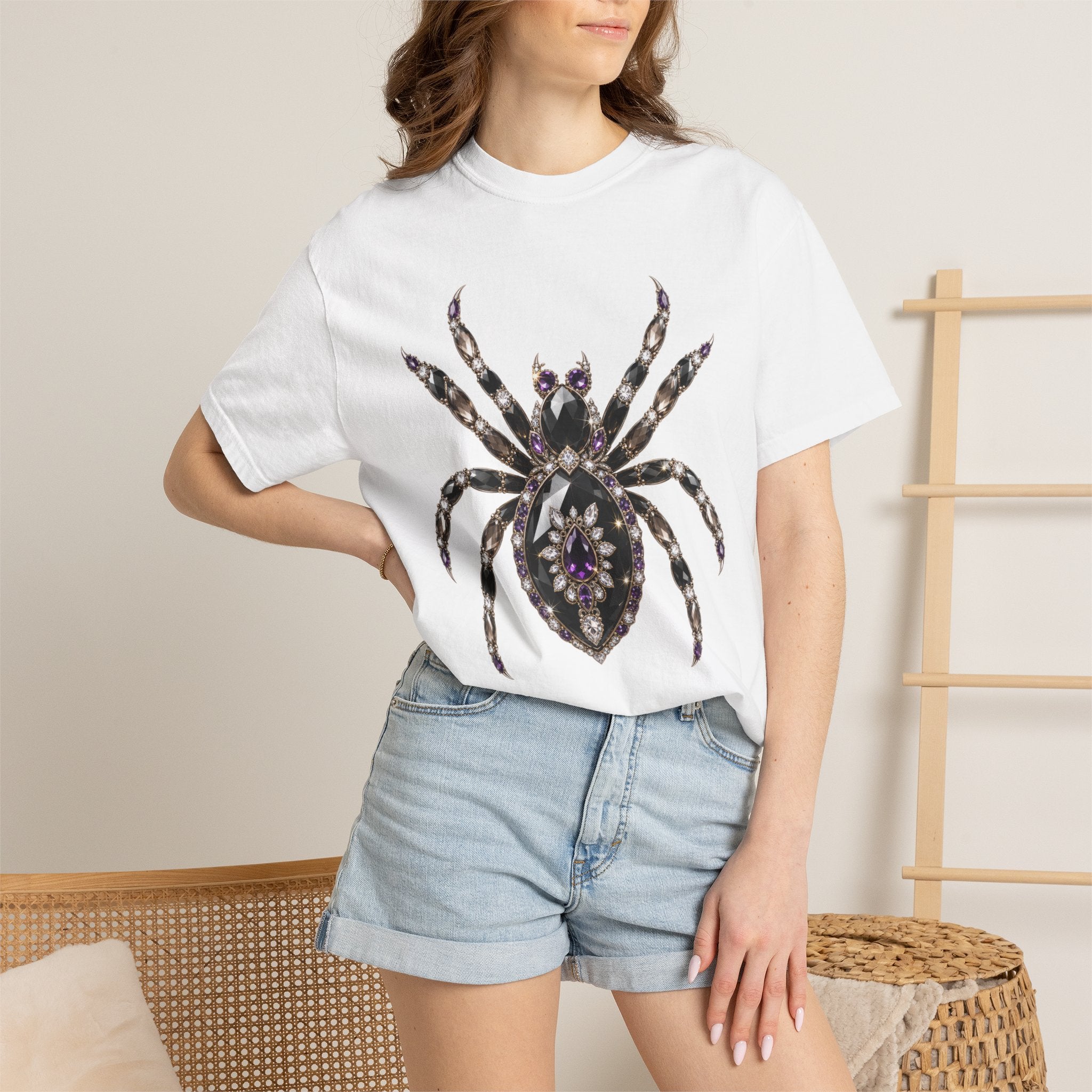 Jeweled Spider Tee - Comfort Colors