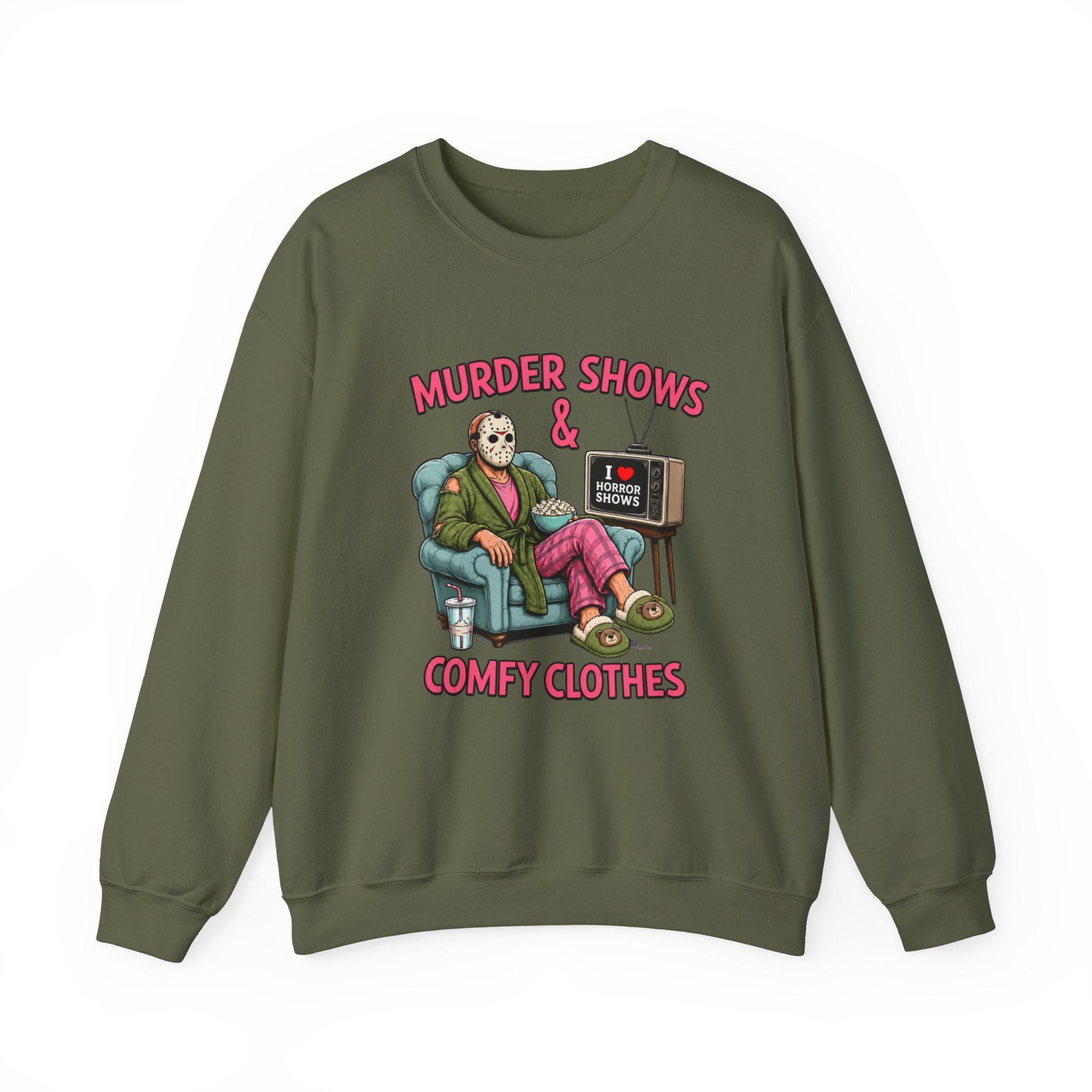 Murder Shows and Comfy Clothes Sweatshirt