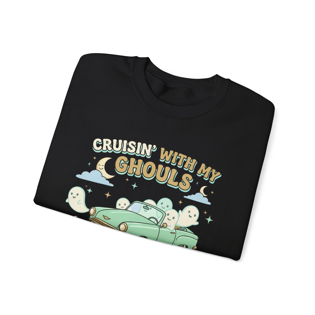 Cruisin' With My Ghouls Sweatshirt - Gildan