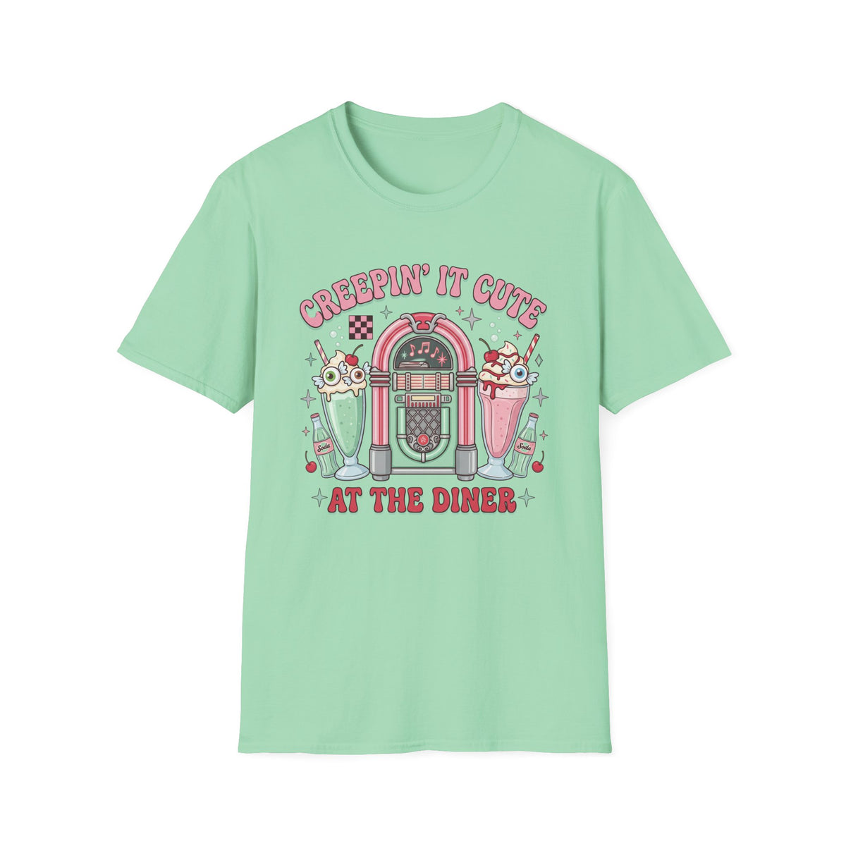Creepin' It Cute Tee - Gildan