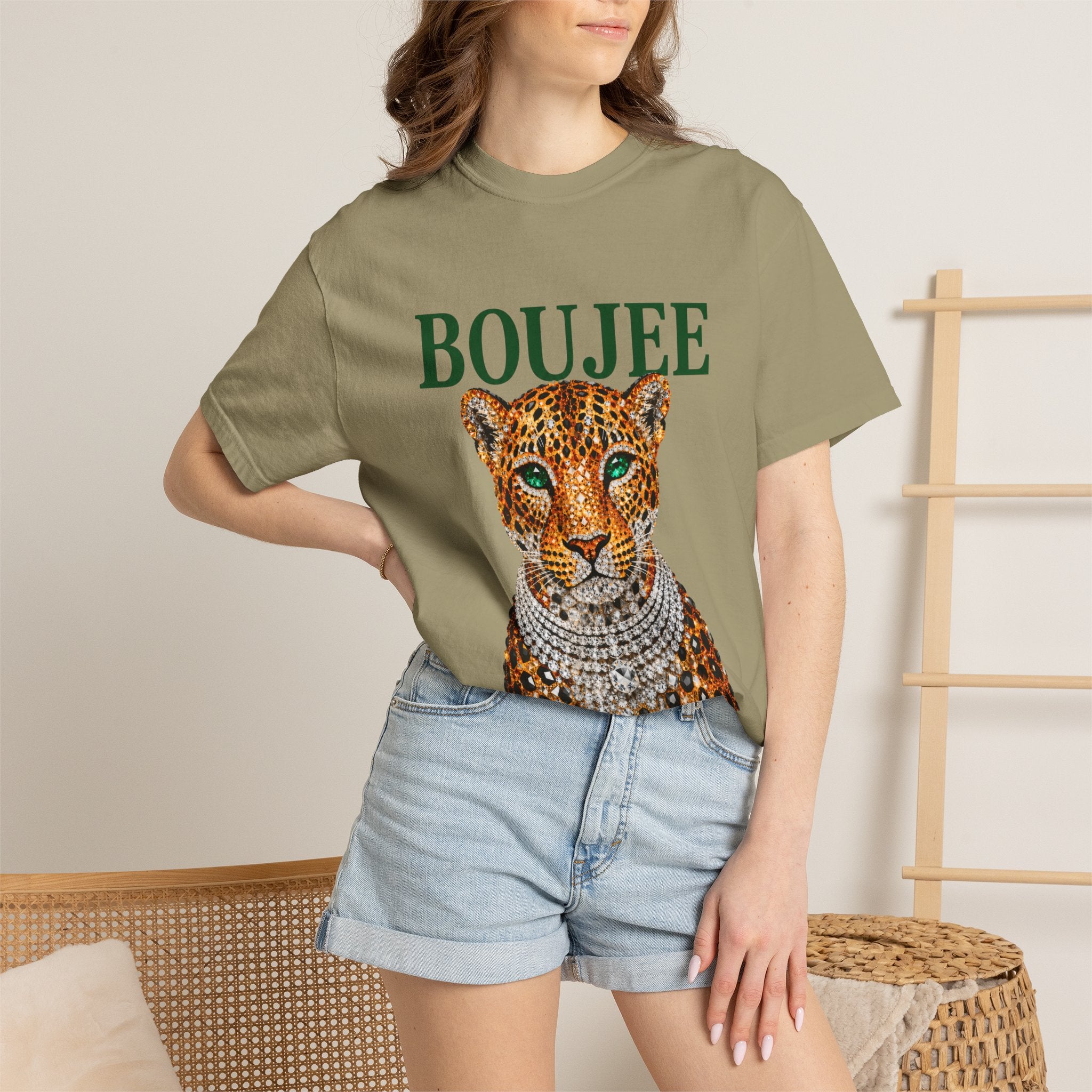 Jeweled Boujee Tee - Comfort Colors