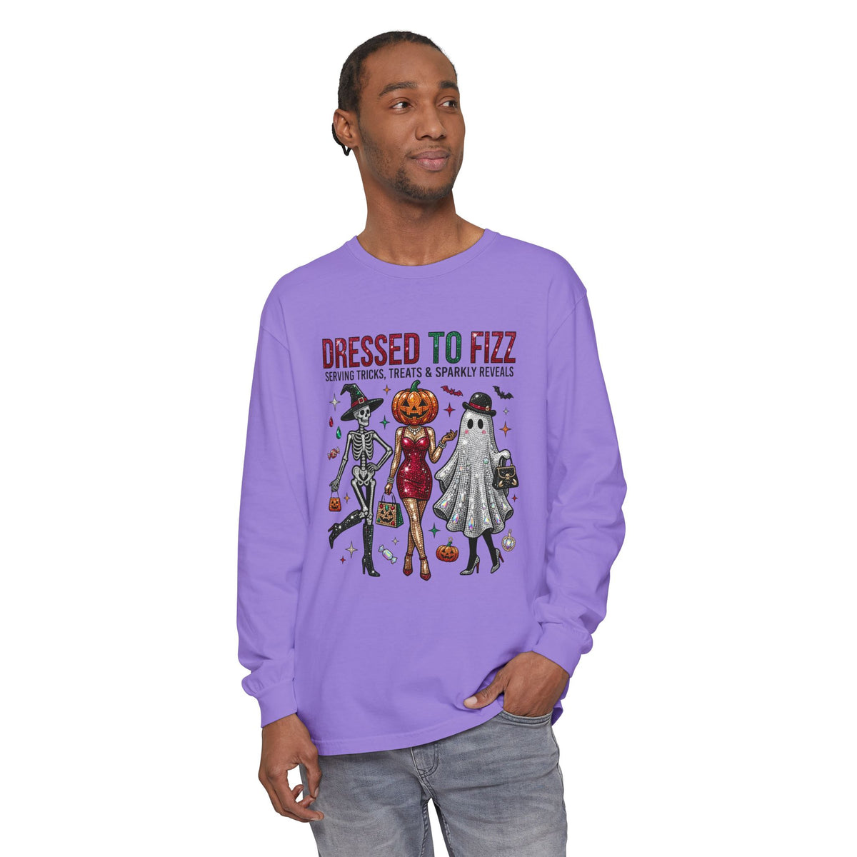 Dressed To Fizz Long Sleeve - Comfort Colors