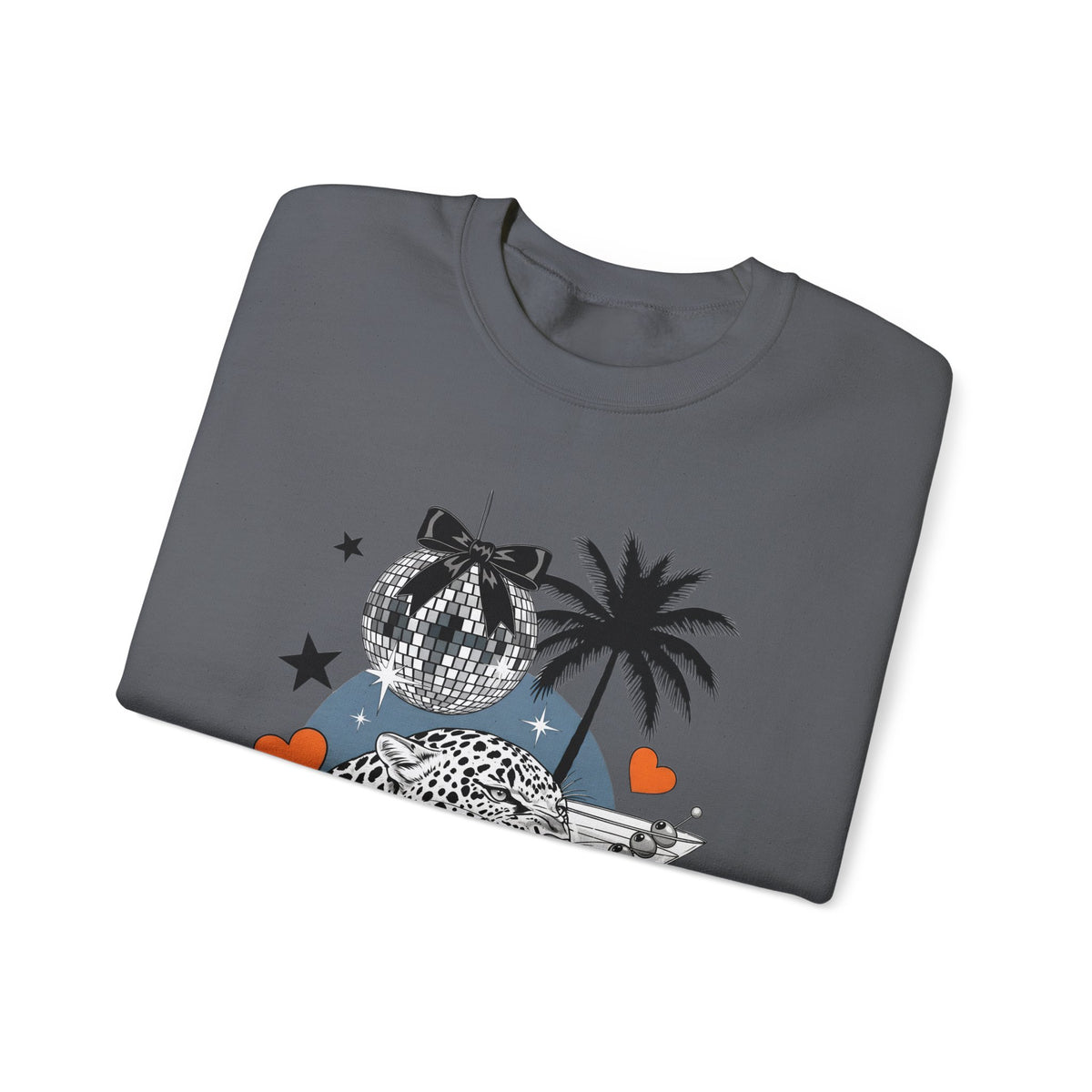 Disco Cheetah Sweatshirt - Gildan