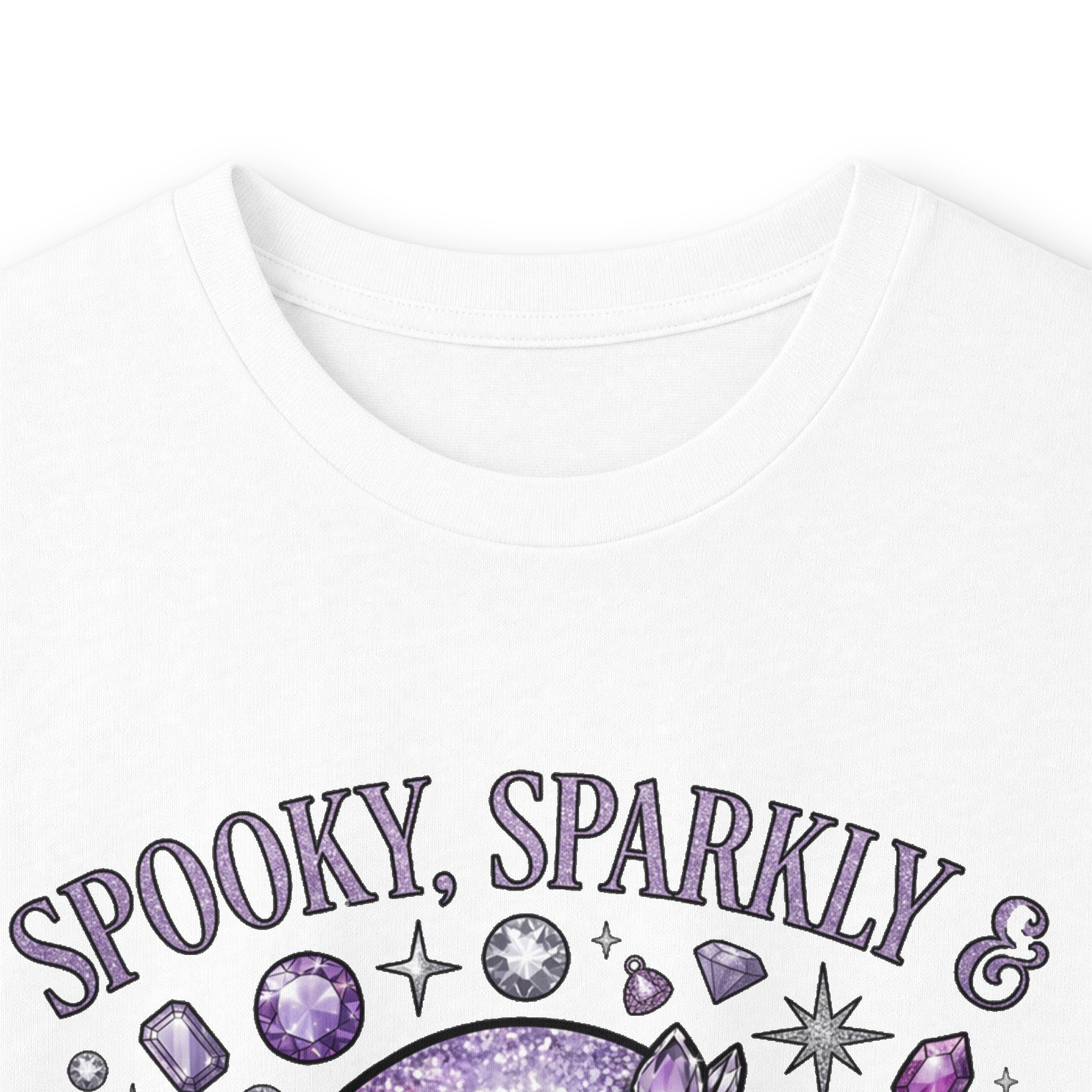 Spooky and Sparkly Long Sleeve Tee - Gildan