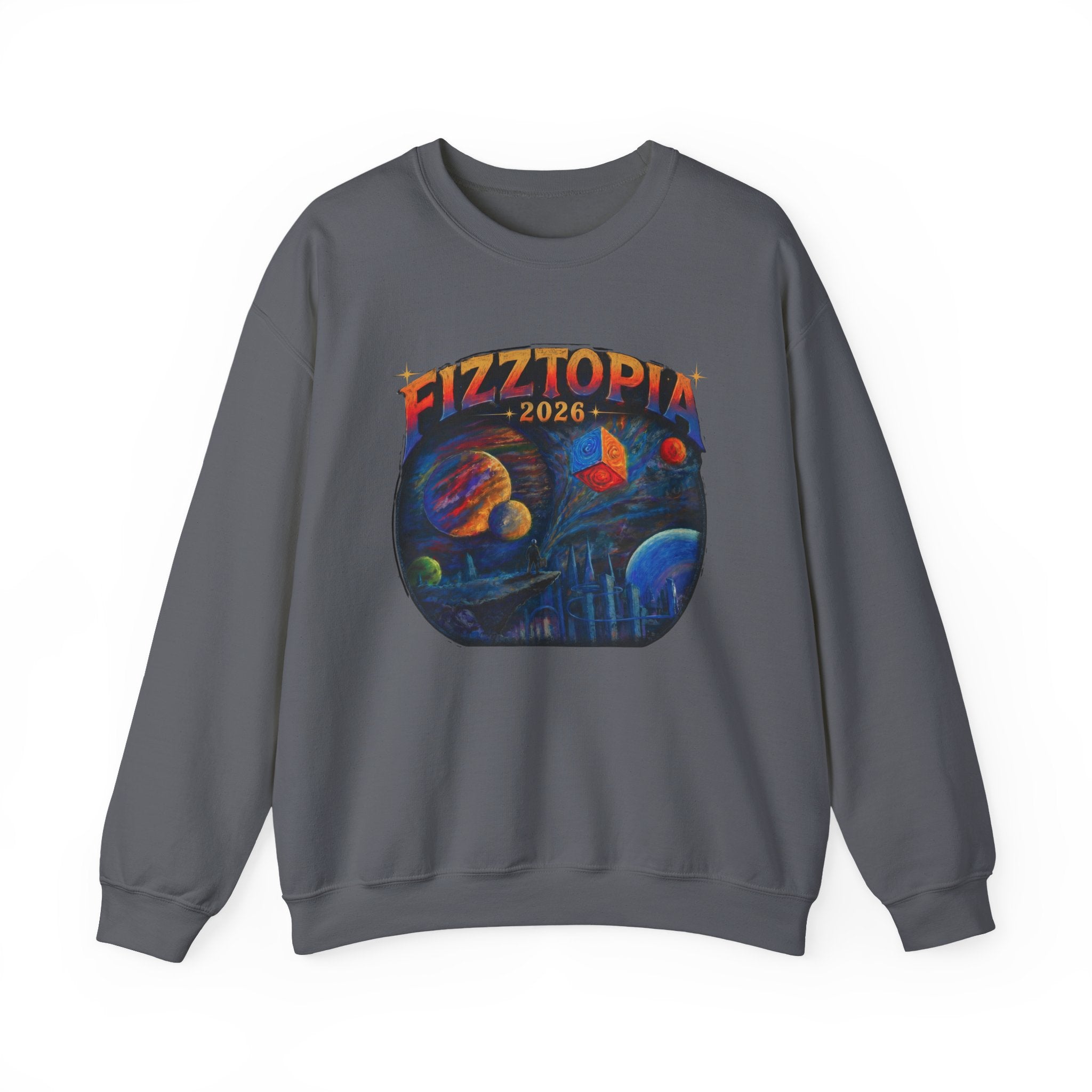 Daddy Ring Bomb's Fizztopia Galaxy Sweatshirt - Gildan