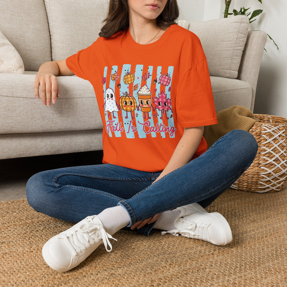 Fall Is Calling Tee - Gildan