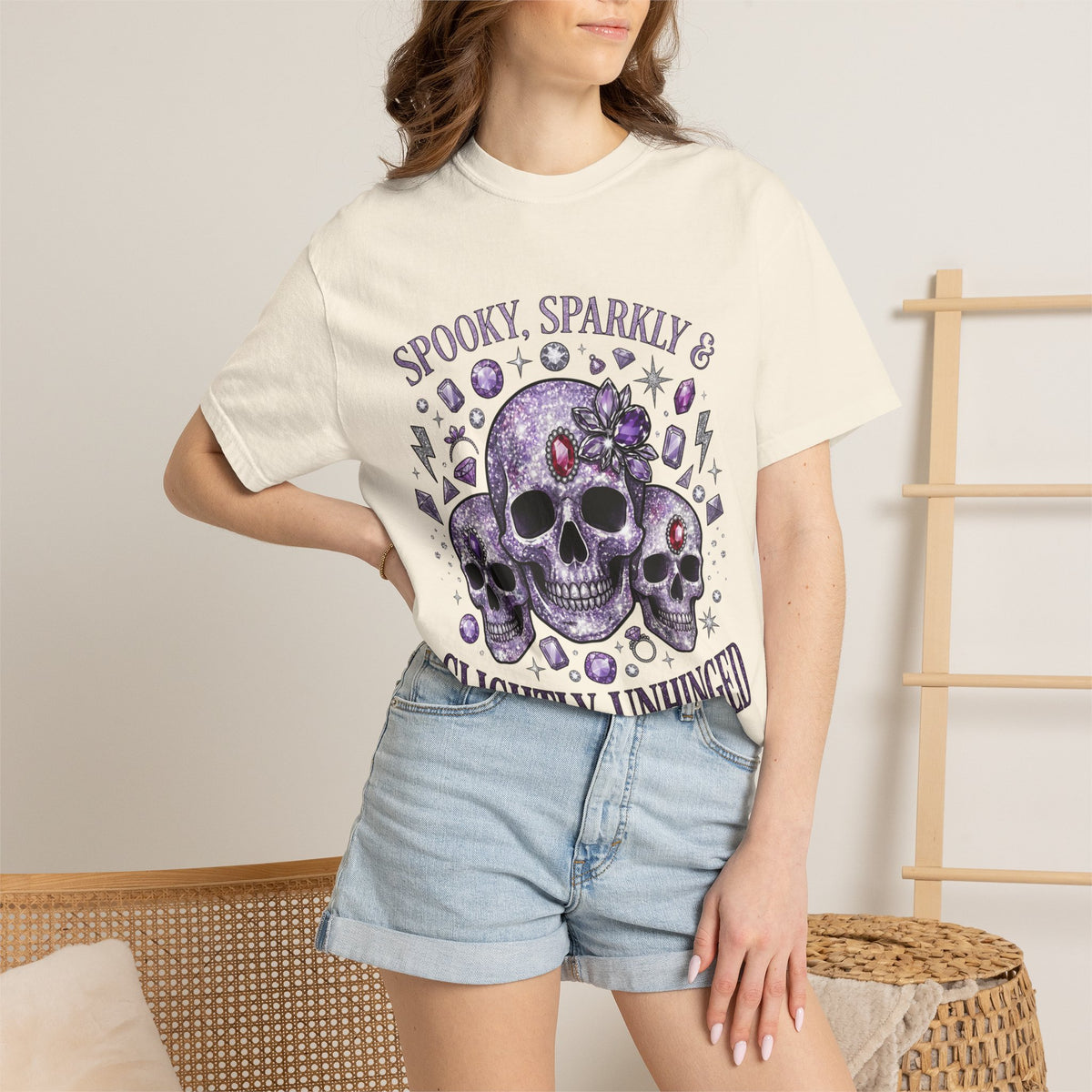 Spooky and Sparkly Tee - Comfort Colors