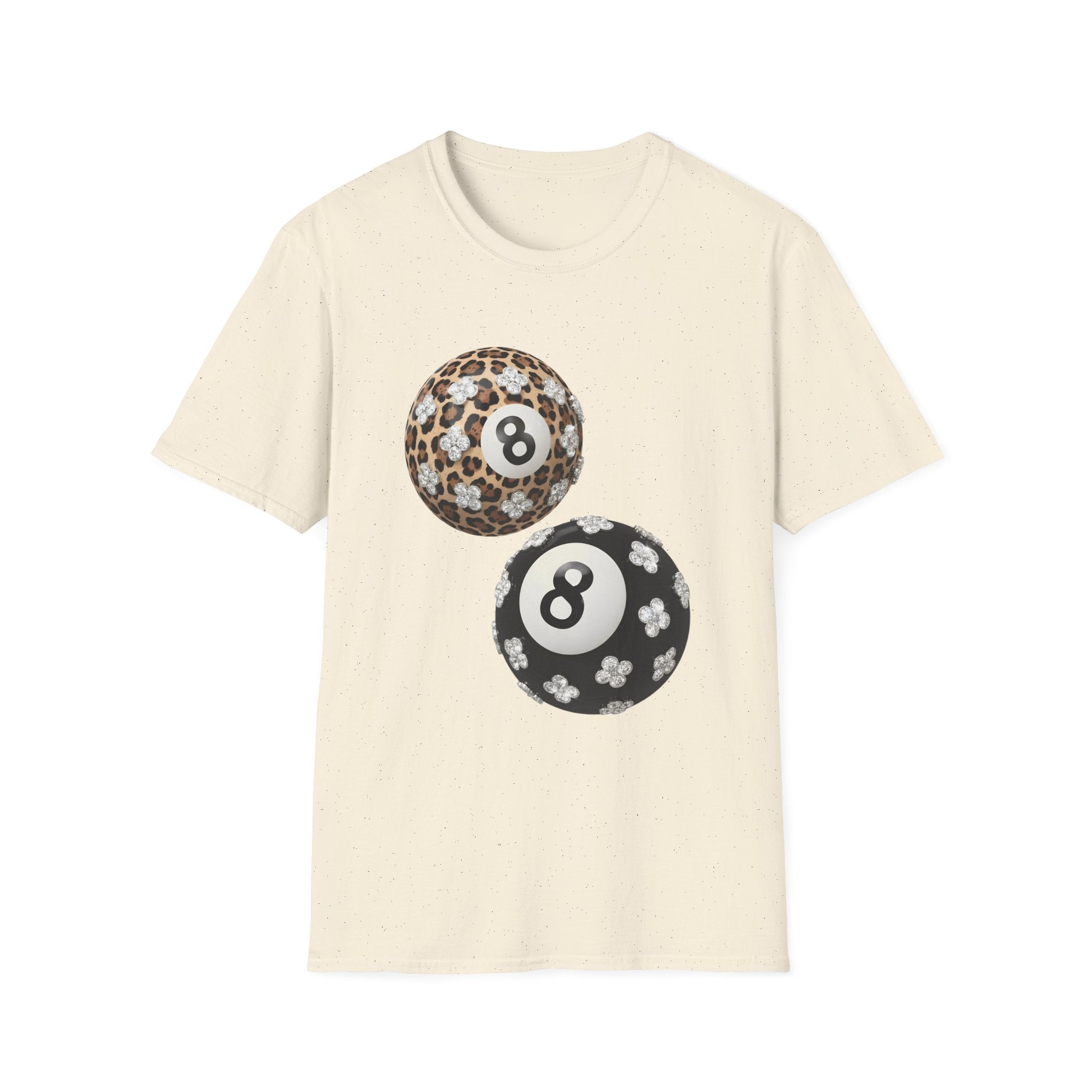 Jeweled Lucky 8 Ball Tee - Gildan