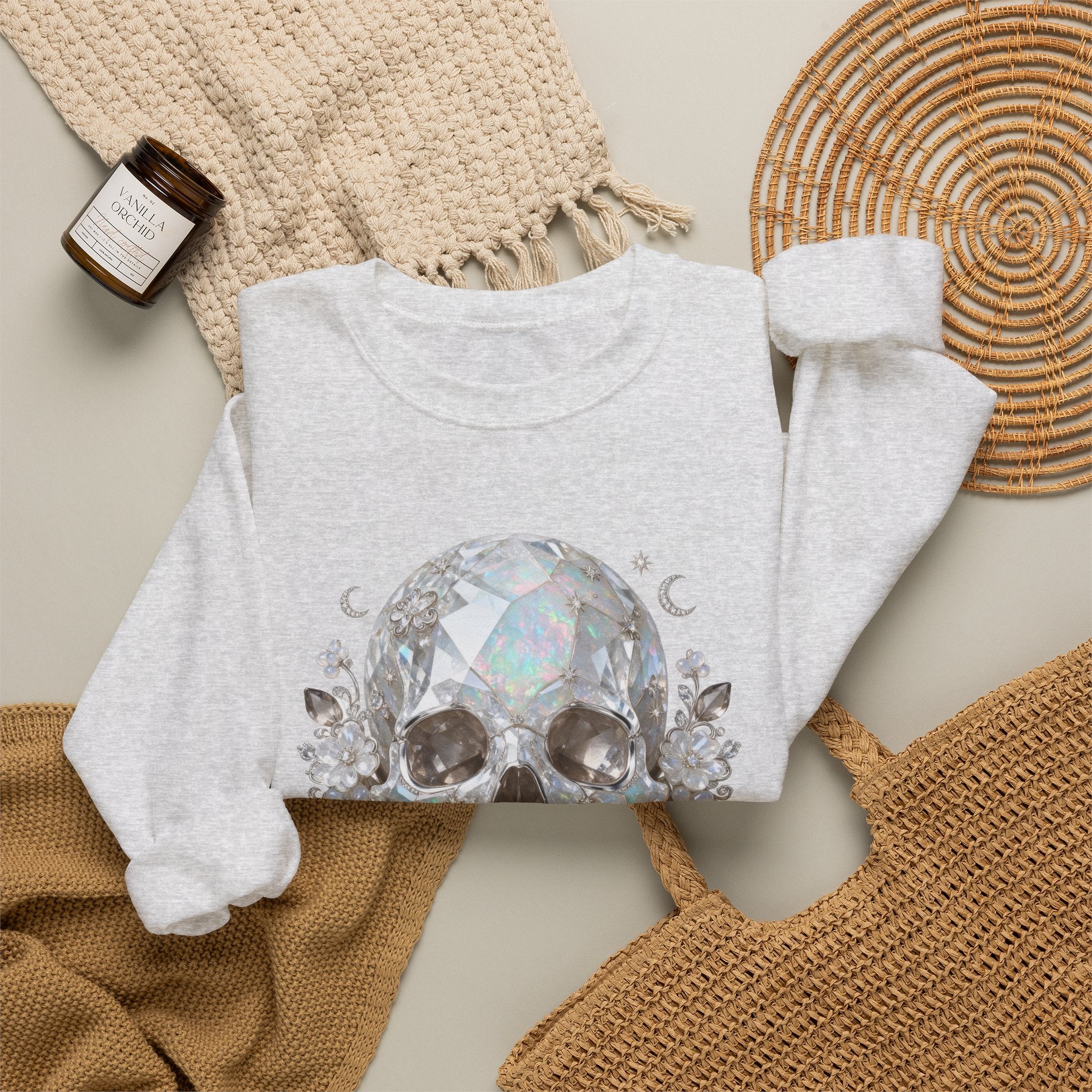 The Moonstone Skull Sweatshirt - Gildan