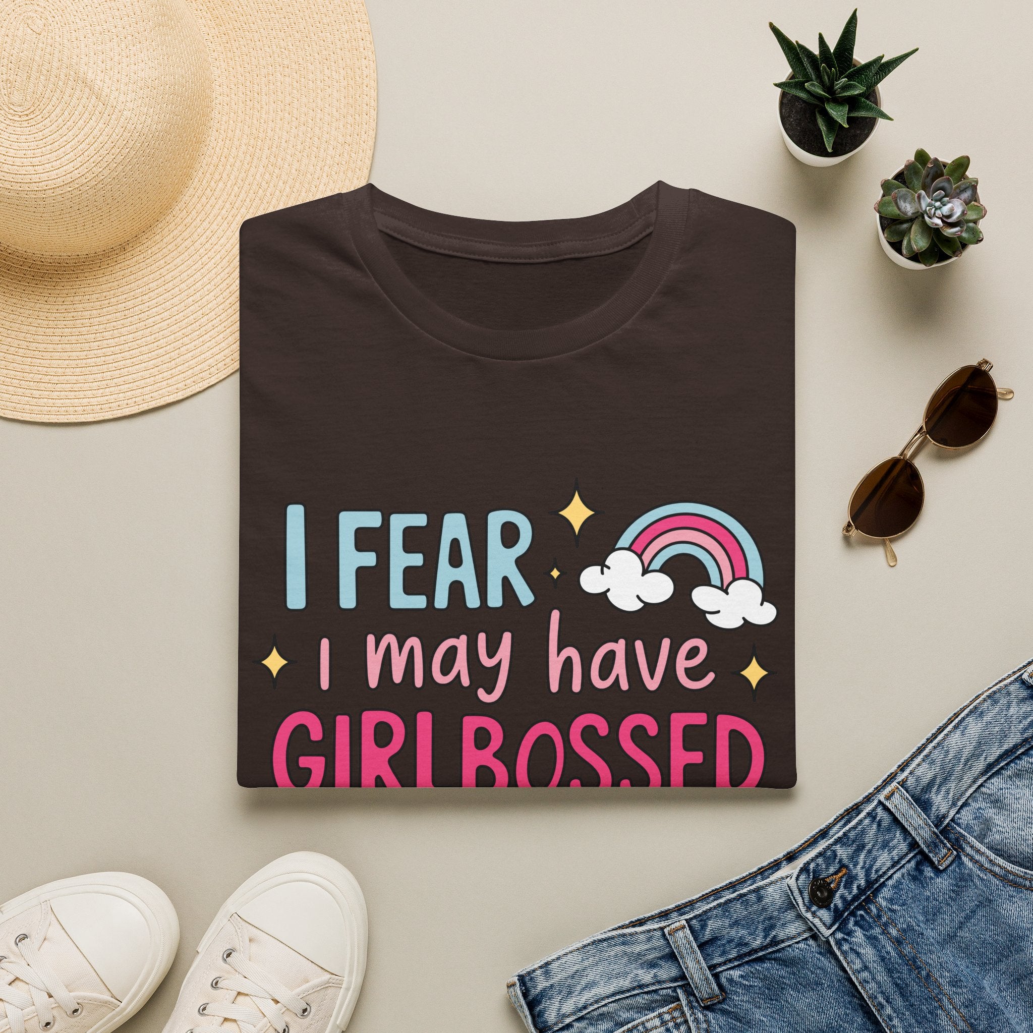 Girlbossed Too Hard Tee- Gildan