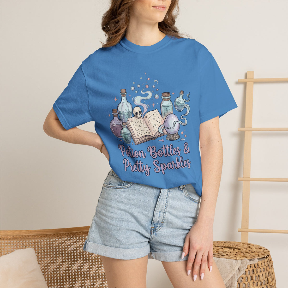 Potion Bottles and Pretty Sparkles Tee - Comfort Colors