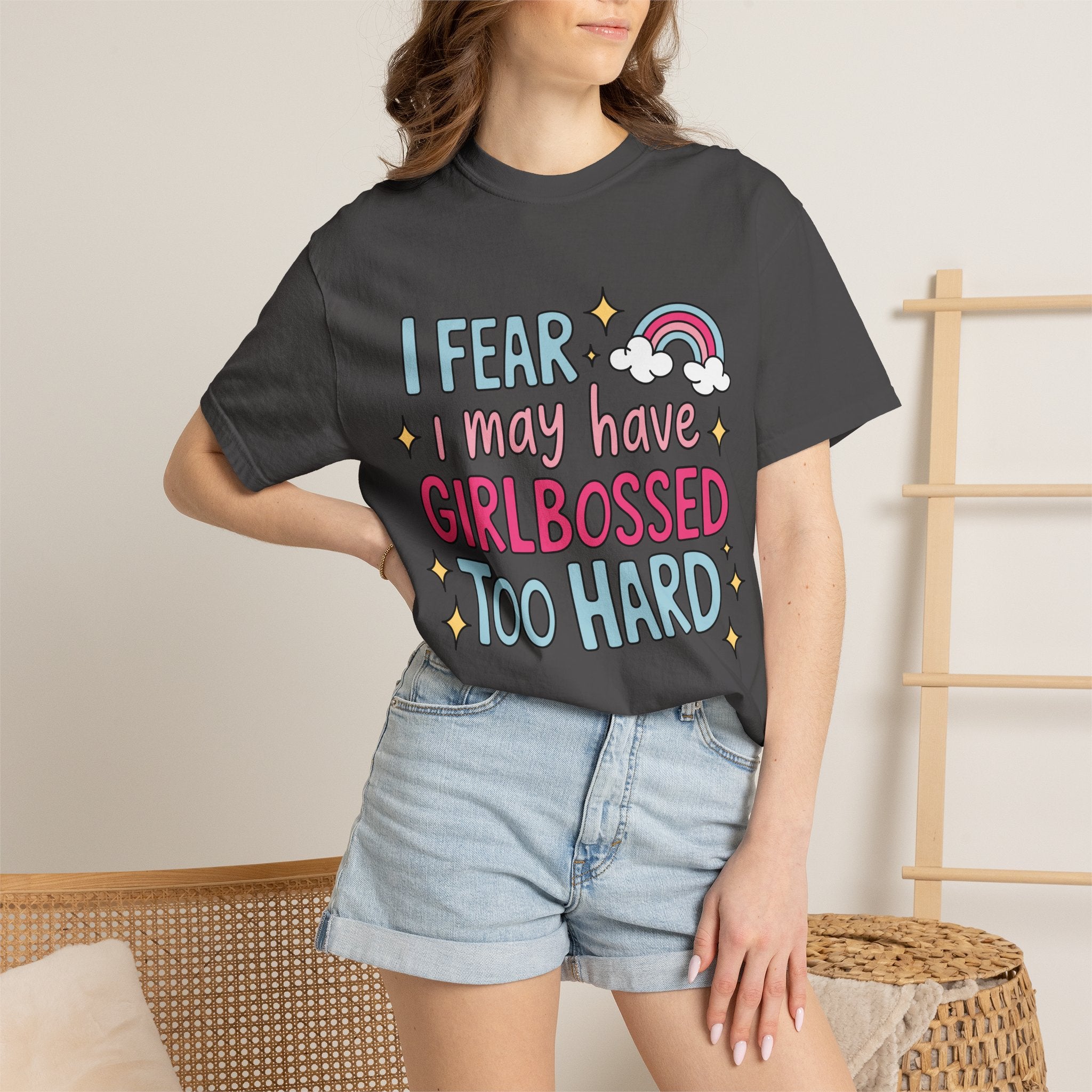 GirlBossed To Hard Tee - Comfort Colors