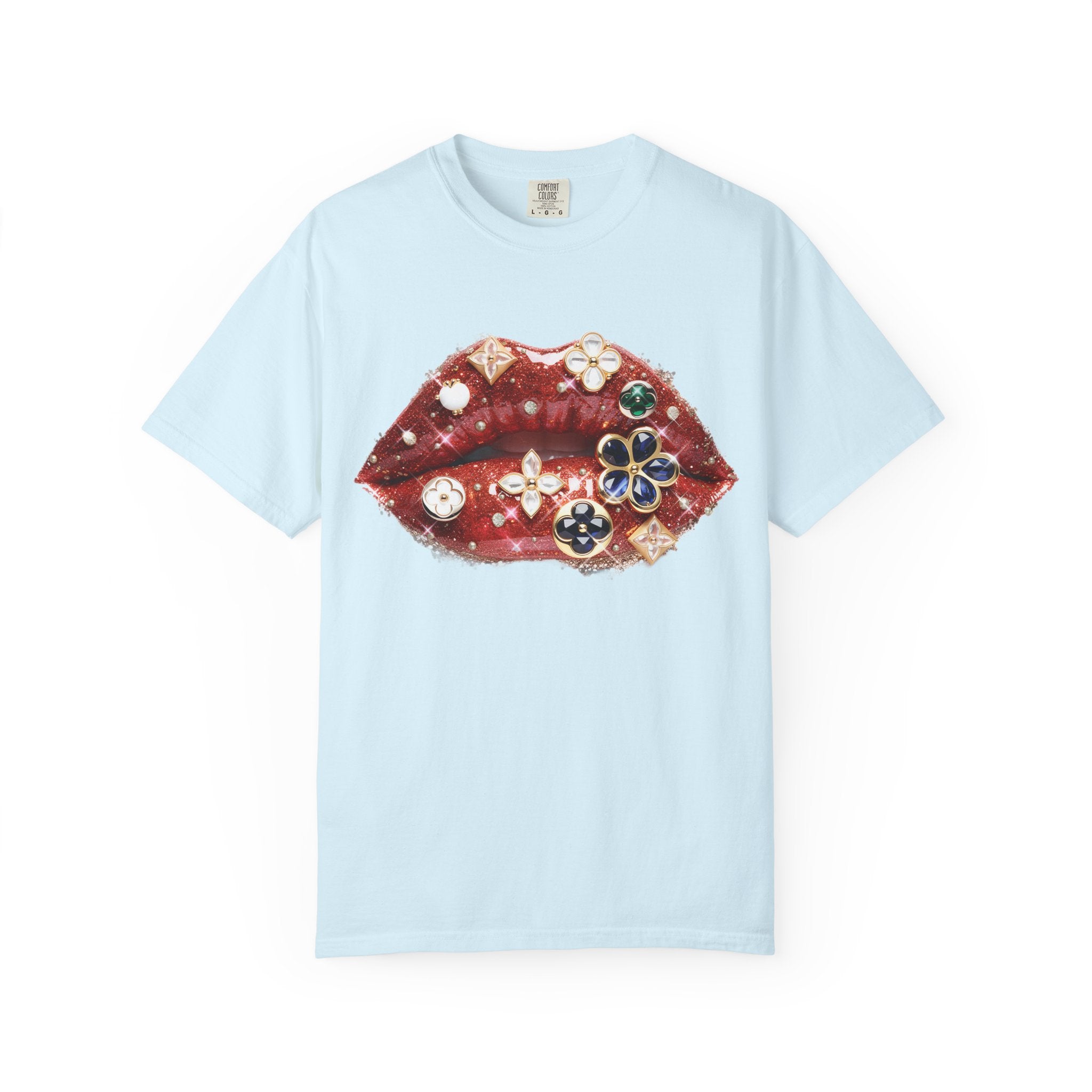 Jewel Lips Tee - Comfort Colors