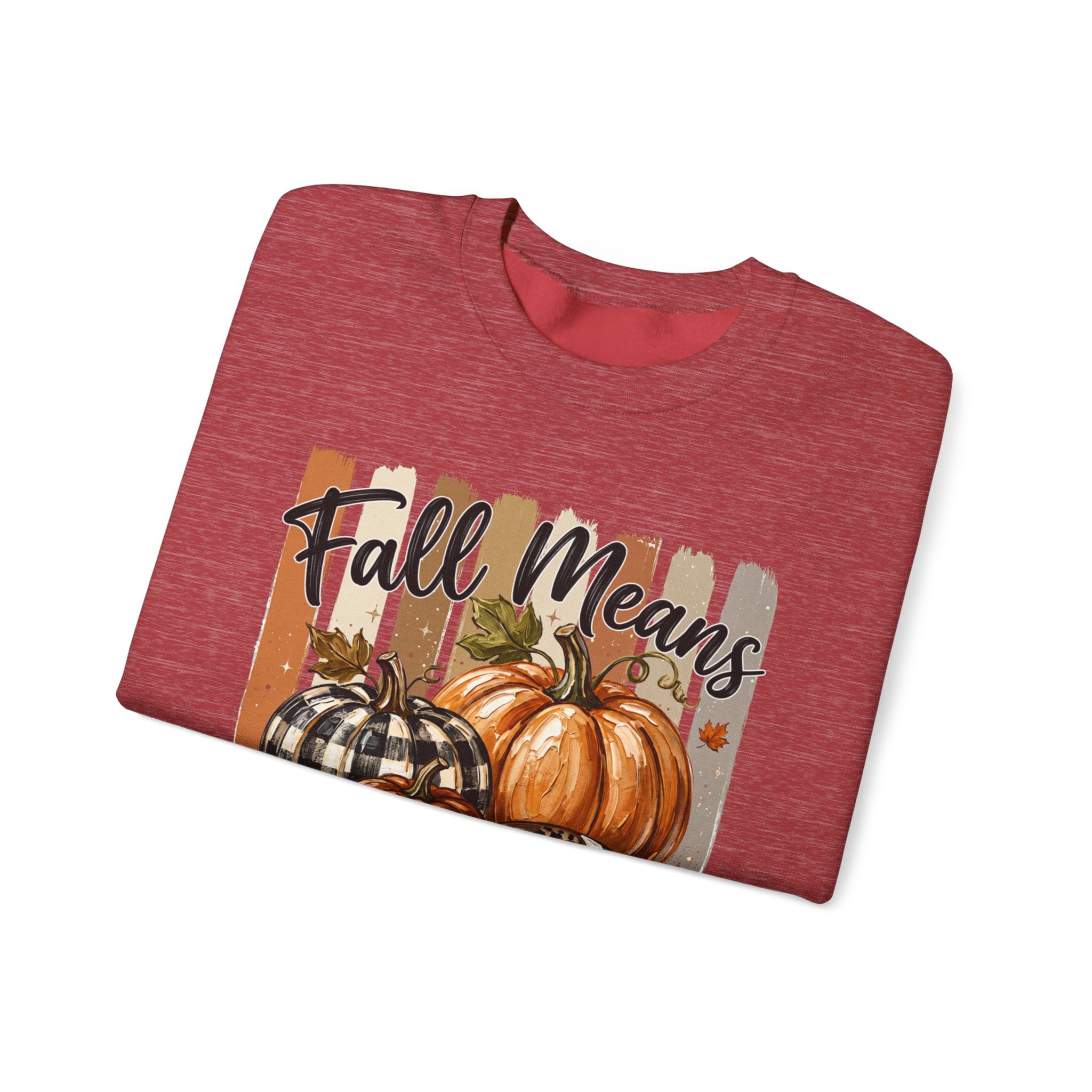 Fall Means Football Sweatshirt - Gildan