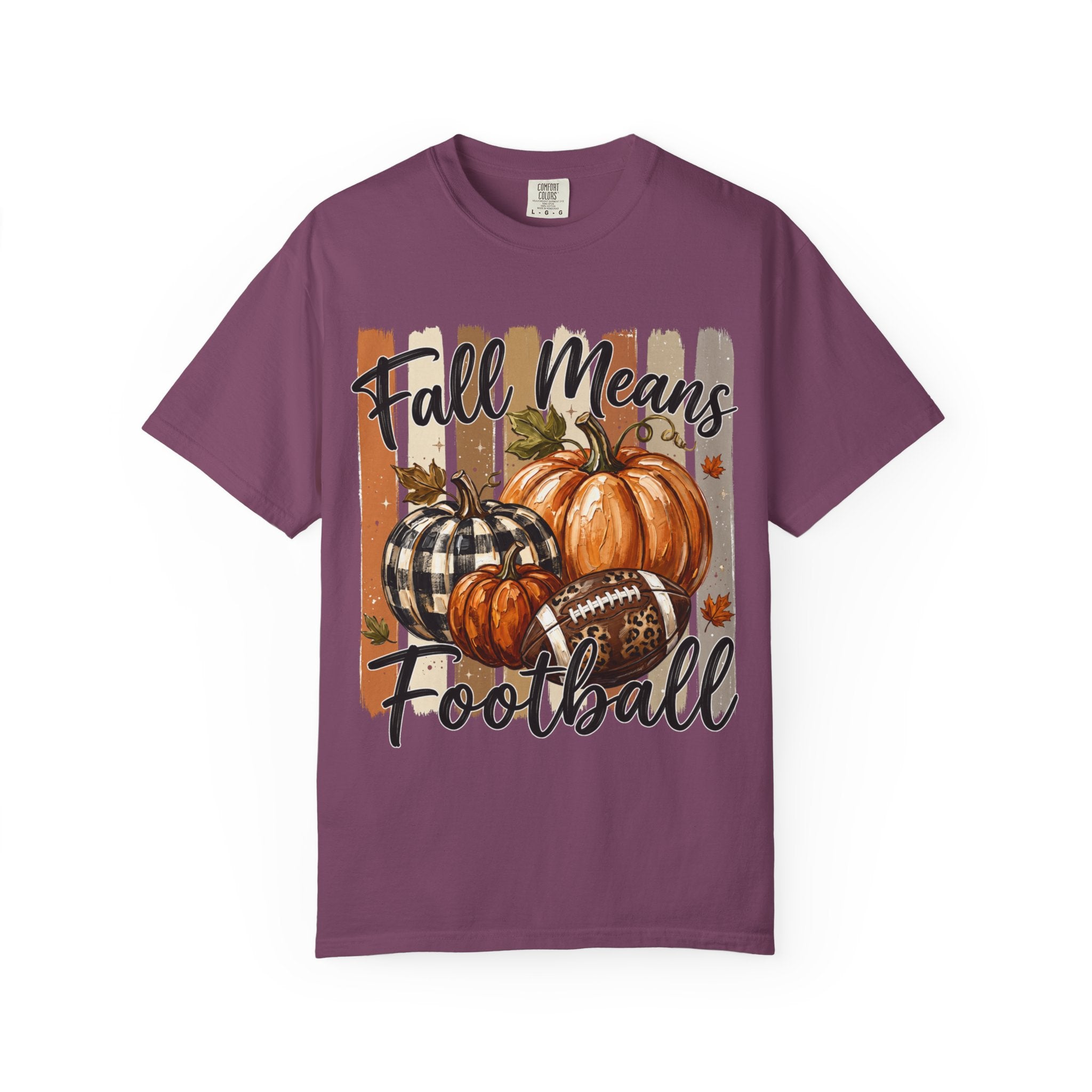 Fall Means Football Tee - Comfort Colors