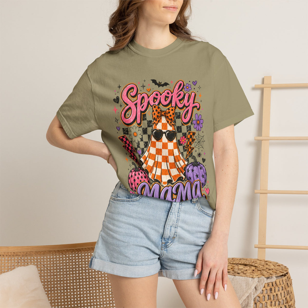 Spooky Mama Tee - Comfort Colors