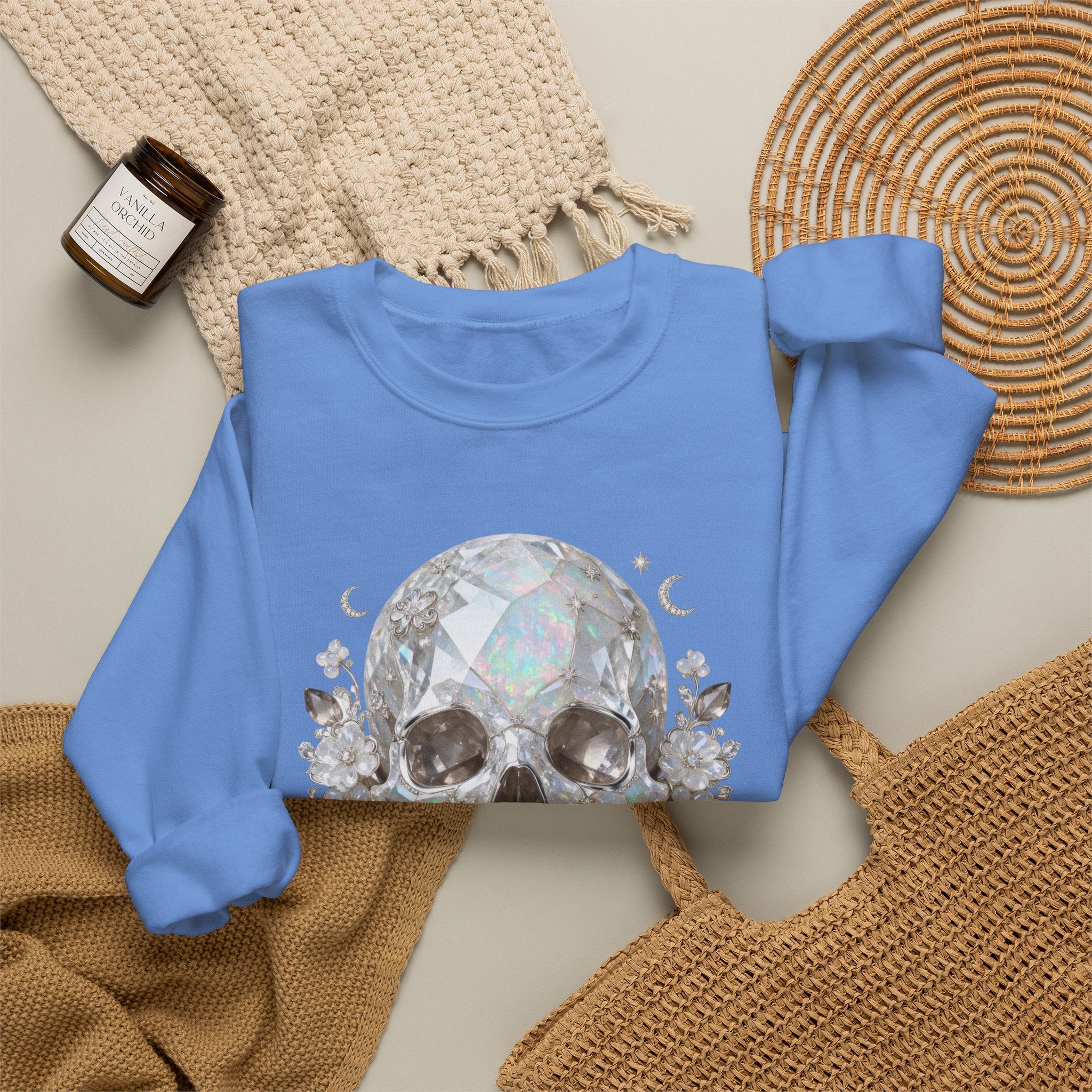 The Moonstone Skull Sweatshirt - Gildan