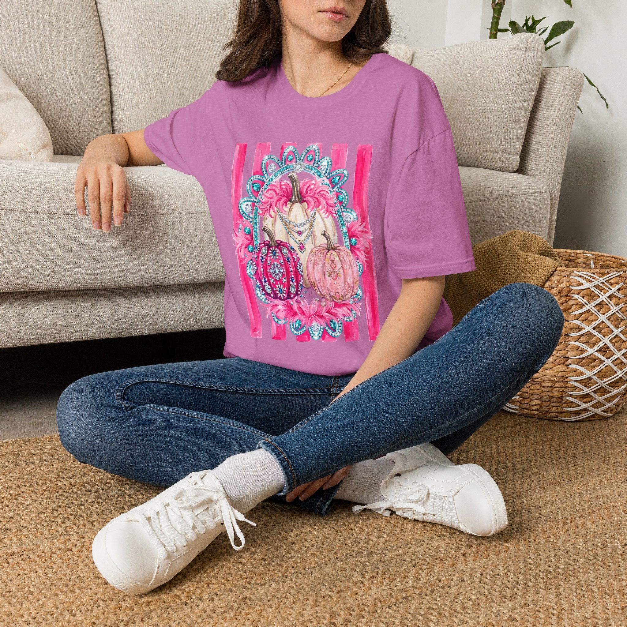 Pink Pumpkins Glam Tee - Gildan