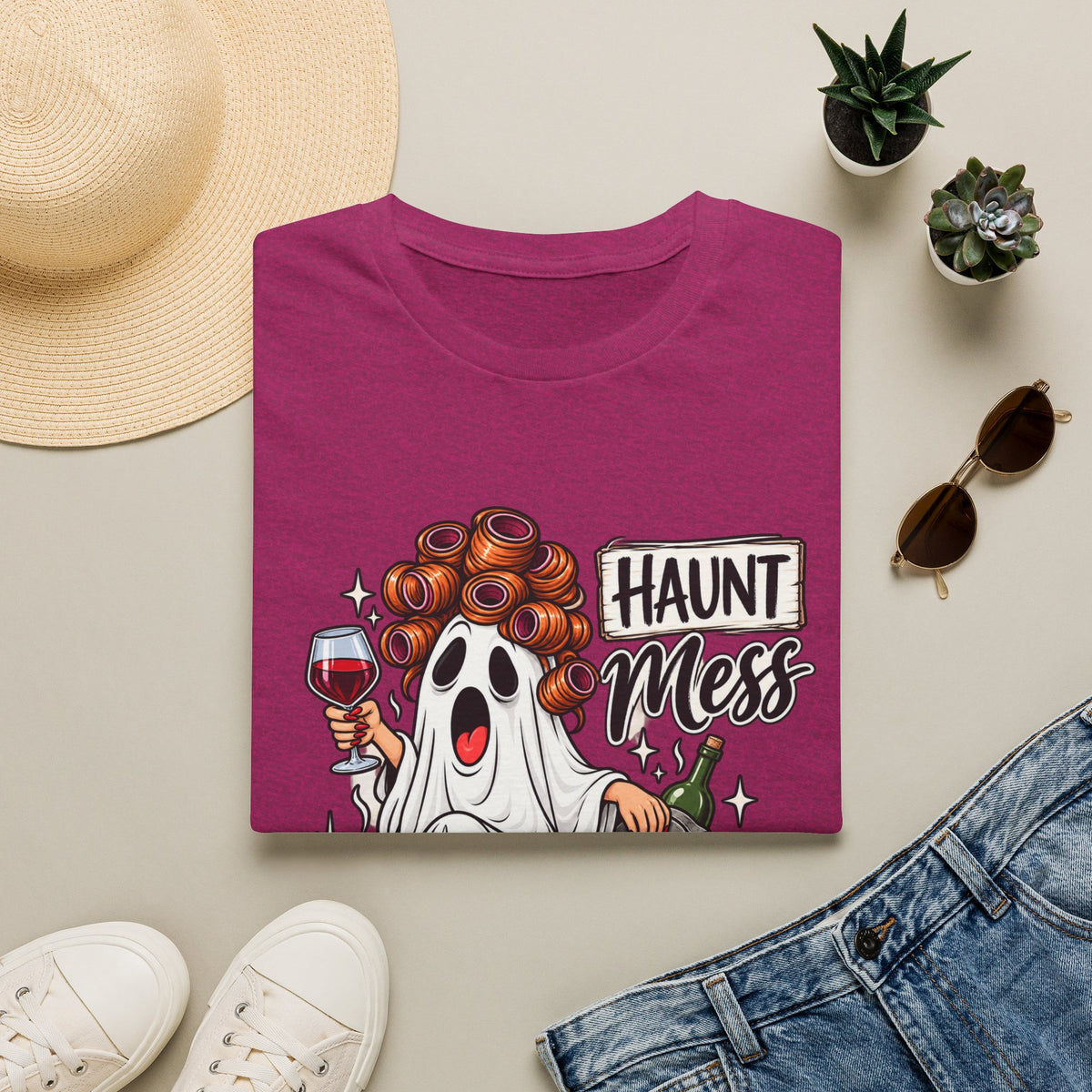 Haunt Mess Tee - Gildan