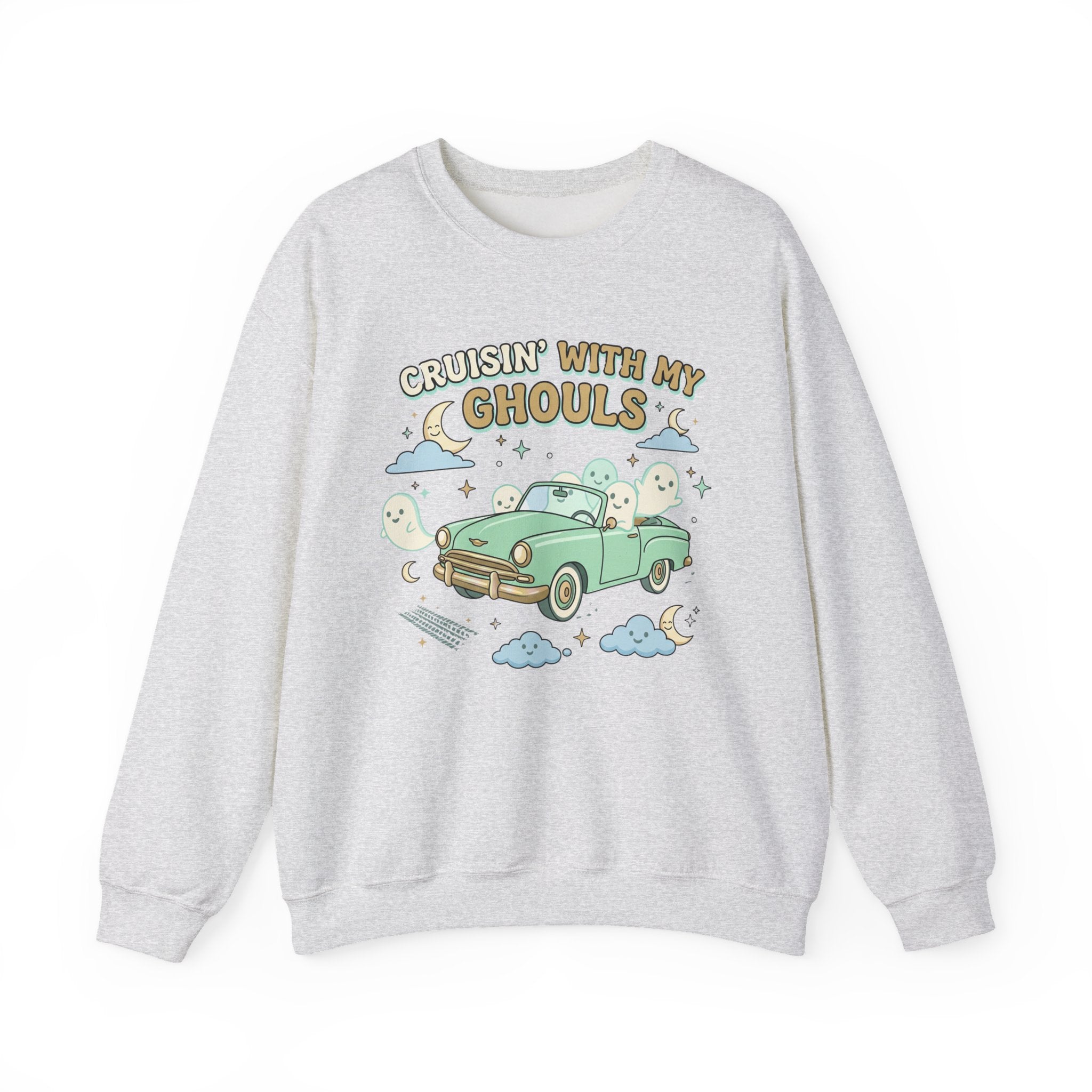 Cruisin' With My Ghouls Sweatshirt - Gildan