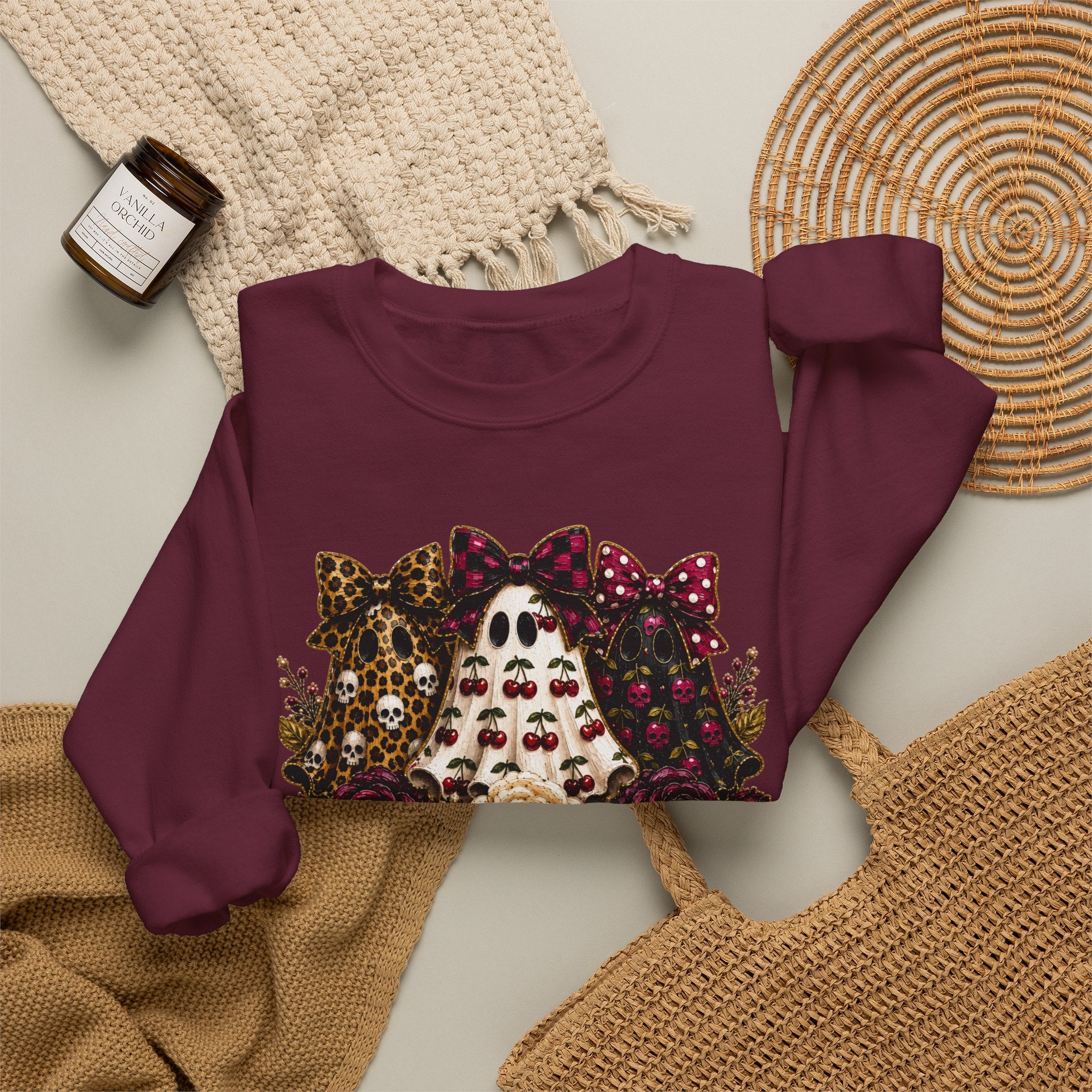 Cherry Ghosts Sweatshirt - Gildan