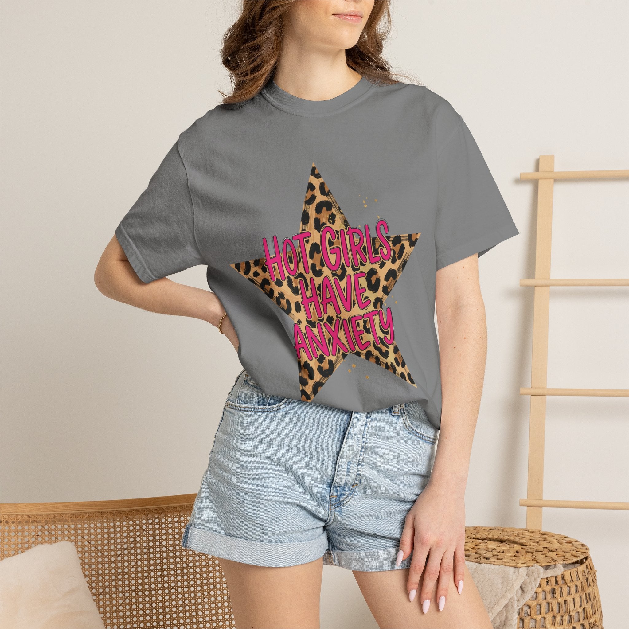 Hot Girls Have Anxiety Tee - Comfort Colors