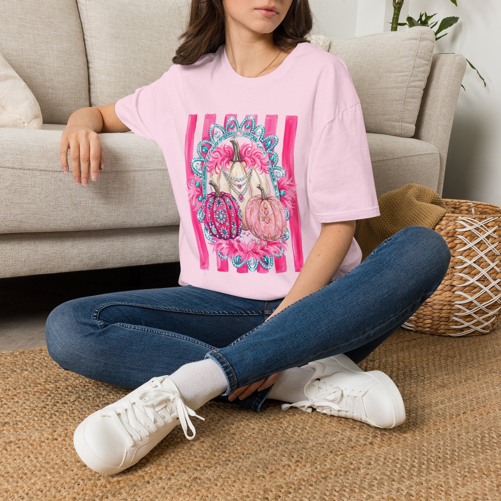 Pink Pumpkins Glam Tee - Gildan
