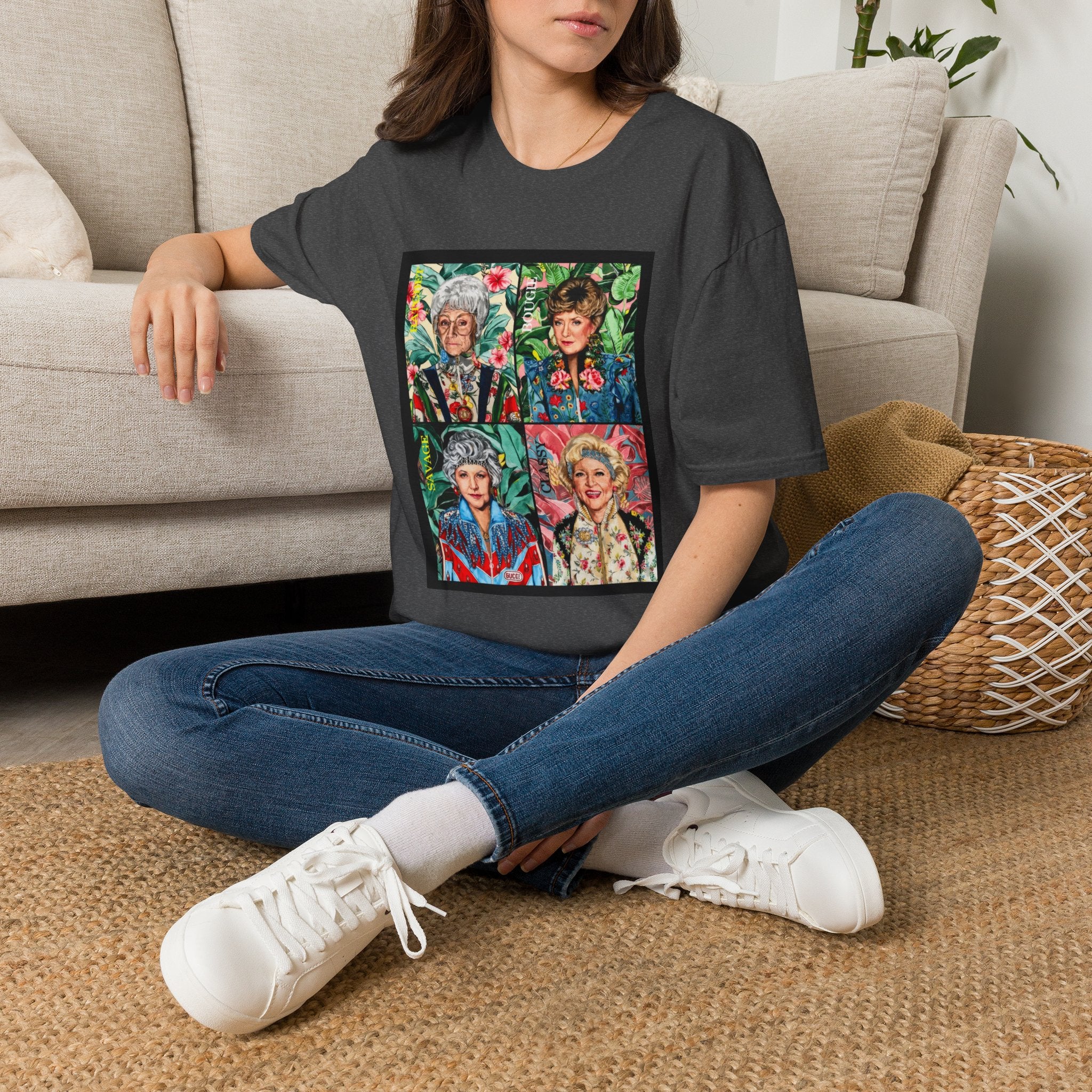 Golden Baddies Tee - Gildan