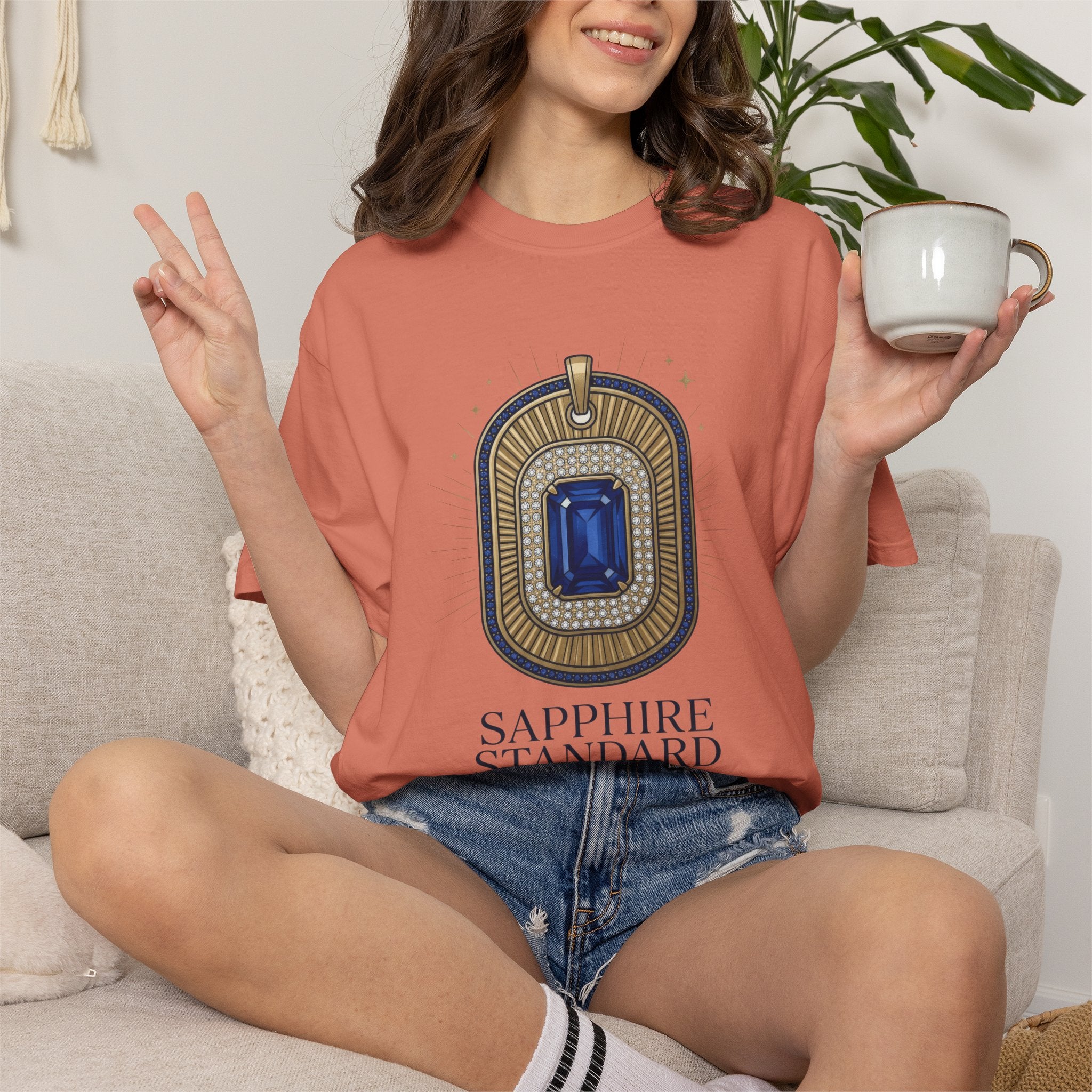 The Sapphire Standard Tee - Comfort Colors