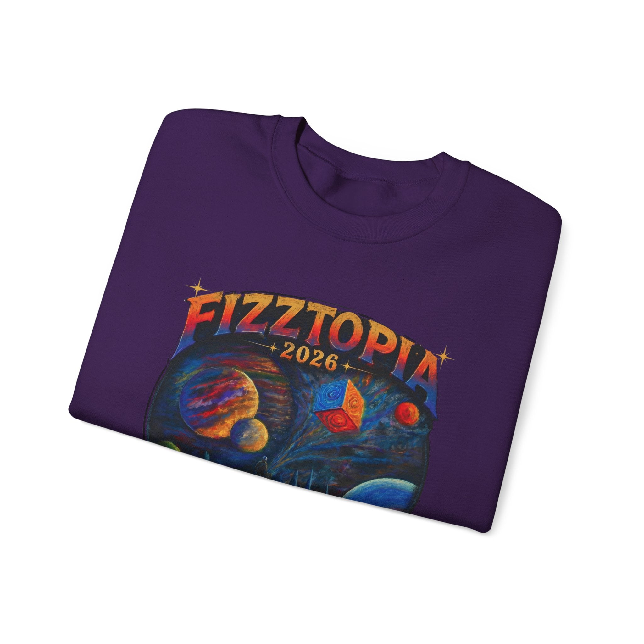 Daddy Ring Bomb's Fizztopia Galaxy Sweatshirt - Gildan
