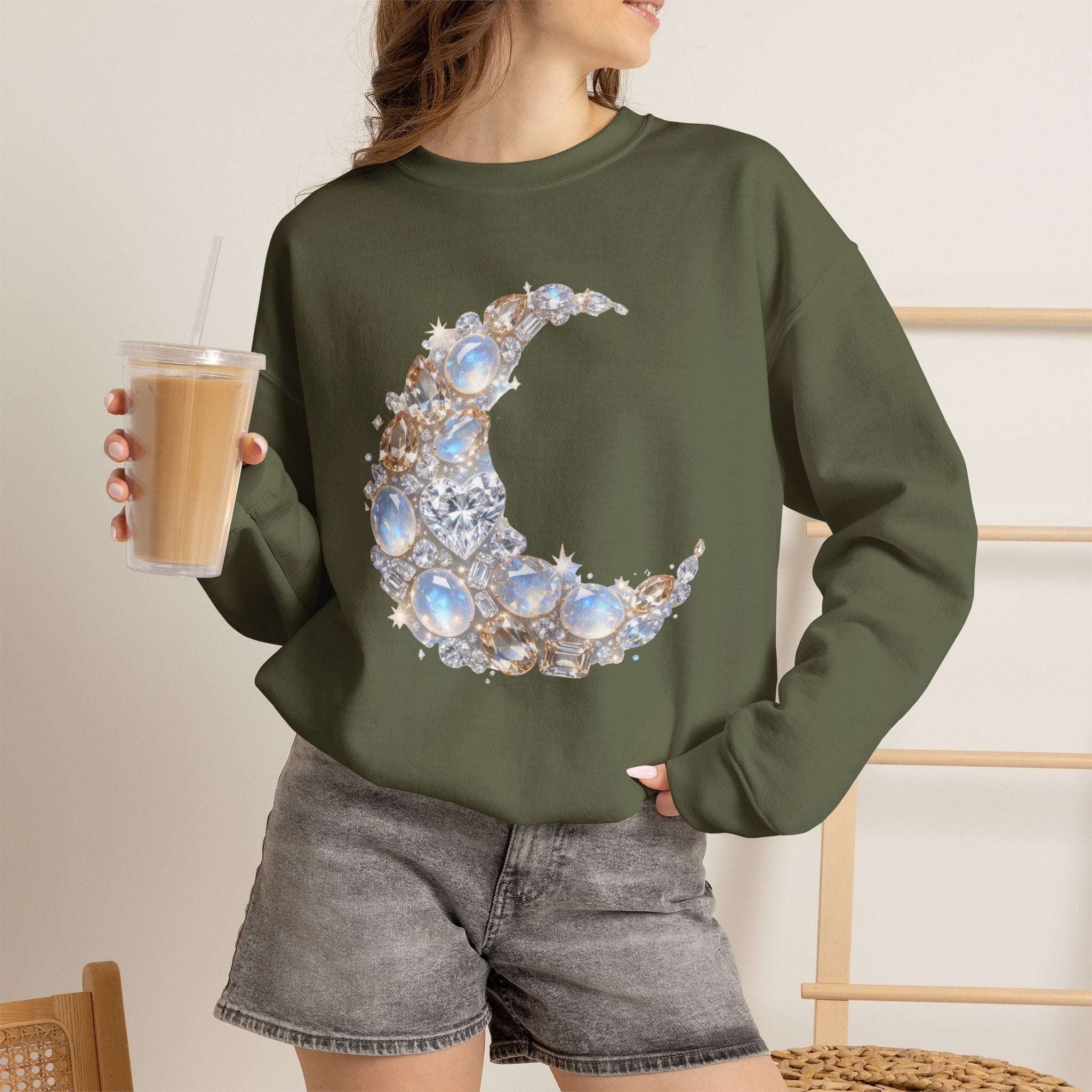 Crescent Moon Sweatshirt - Gildan