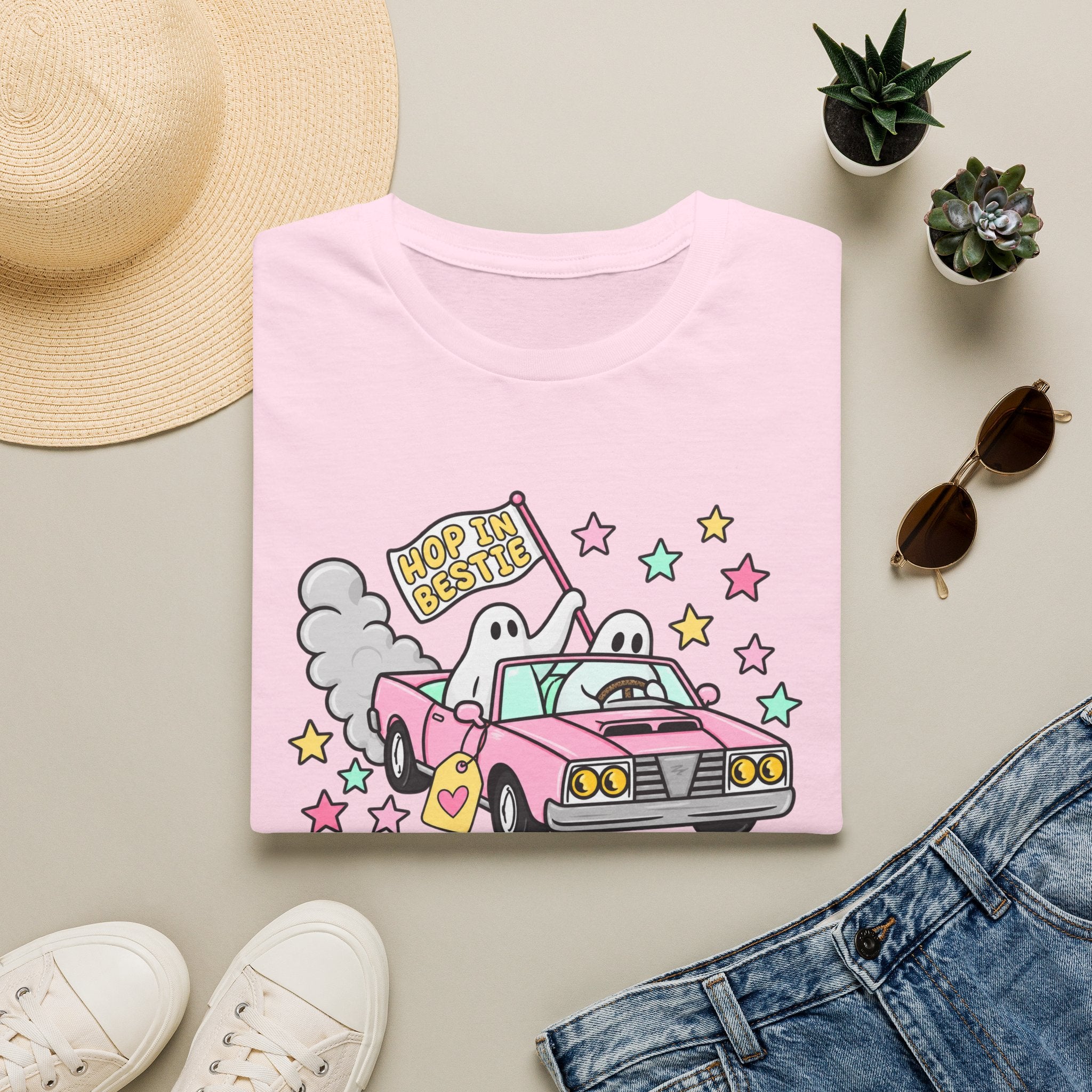 Hop In Bestie Tee - Gildan