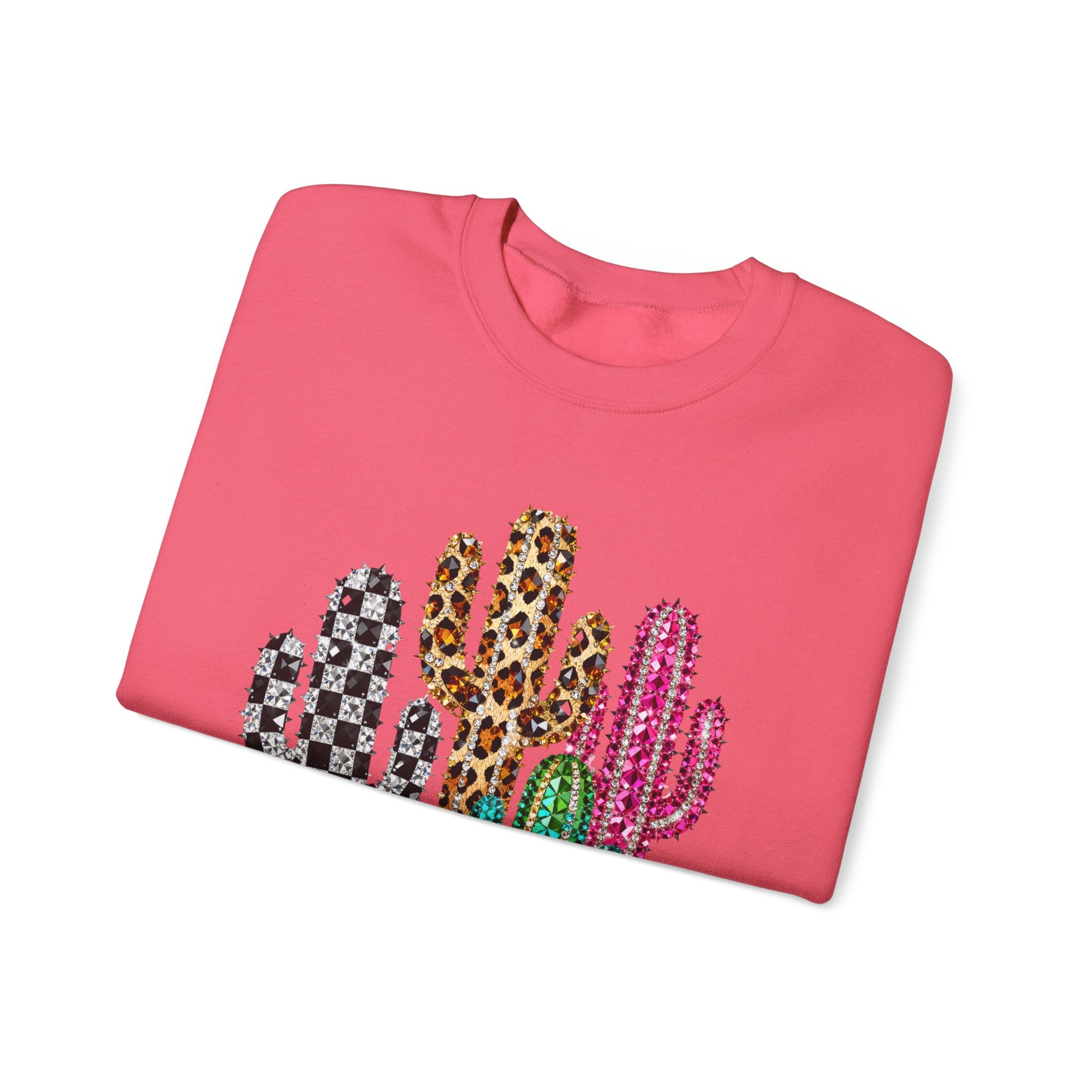 The Jeweled Cactus Sweatshirt - Gildan