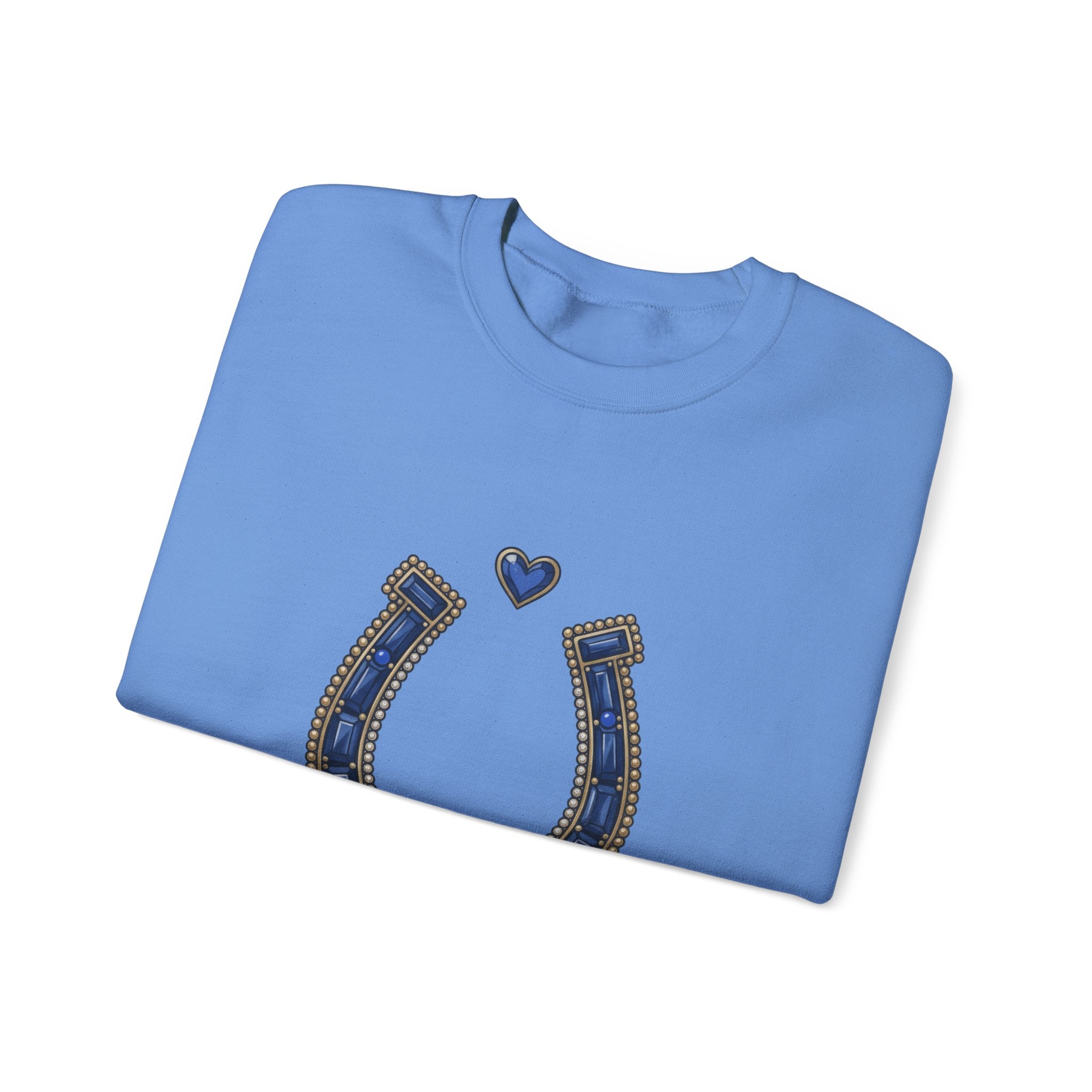 The Sapphire Horseshoe Sweatshirt - Gildan