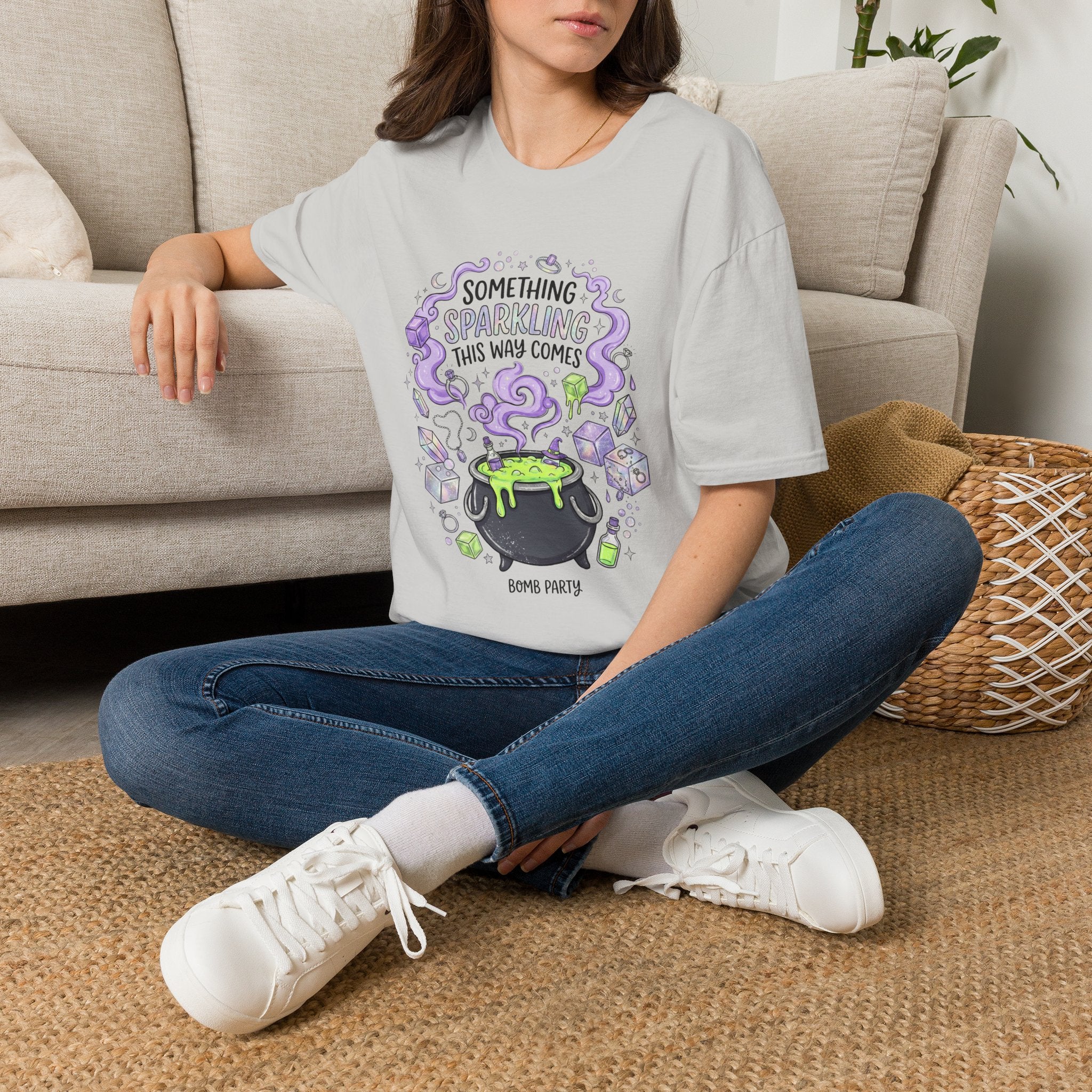 The Spooky Cauldron Tee - Gildan