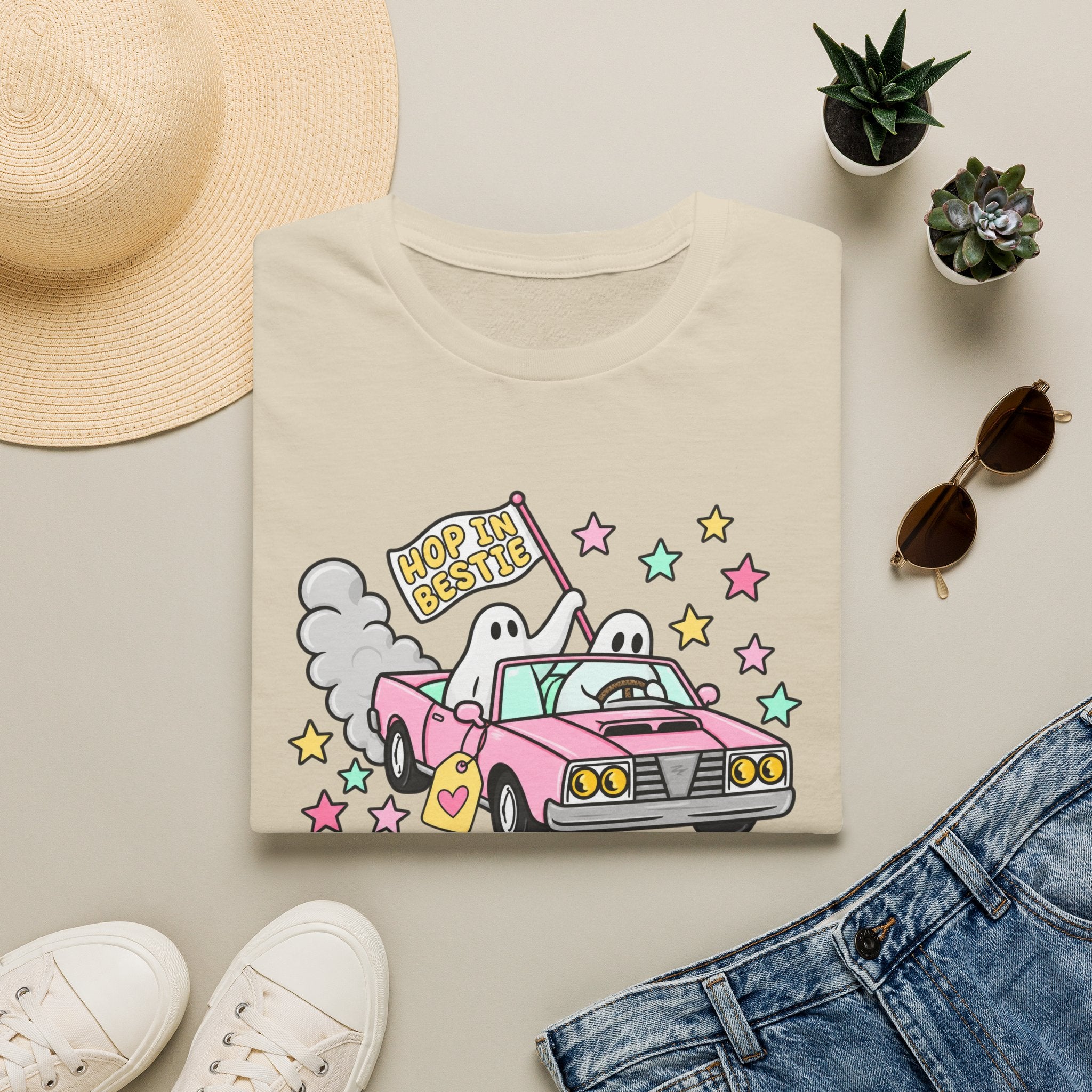 Hop In Bestie Tee - Gildan