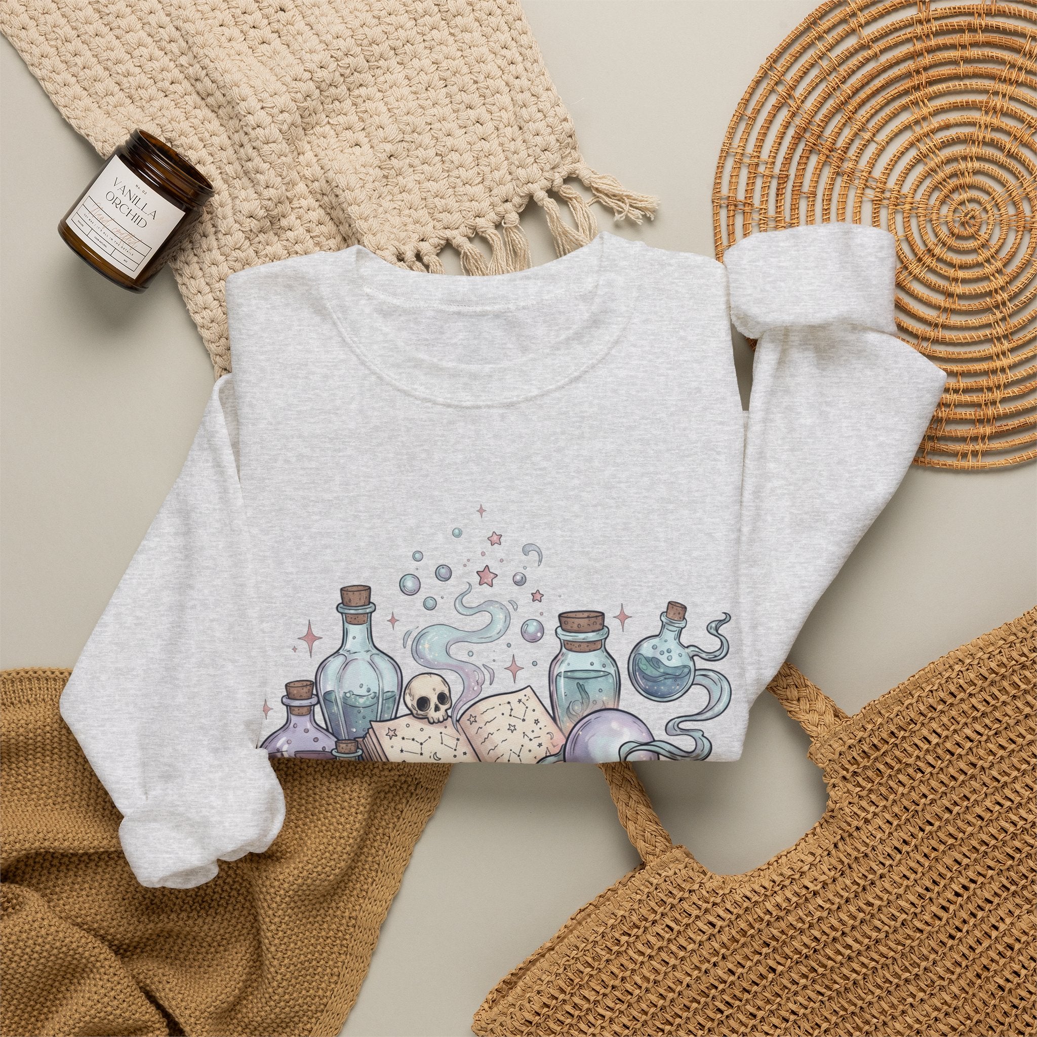 Potion Bottles and Pretty Sparkles Sweatshirt - Gildan