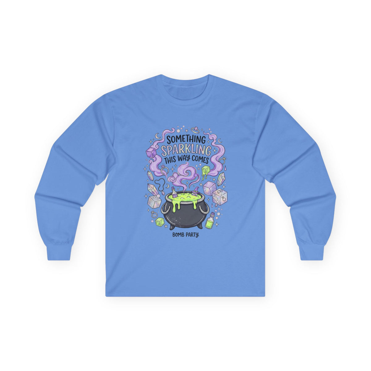 The Spooky Cauldron Long Sleeve Tee - Gildan