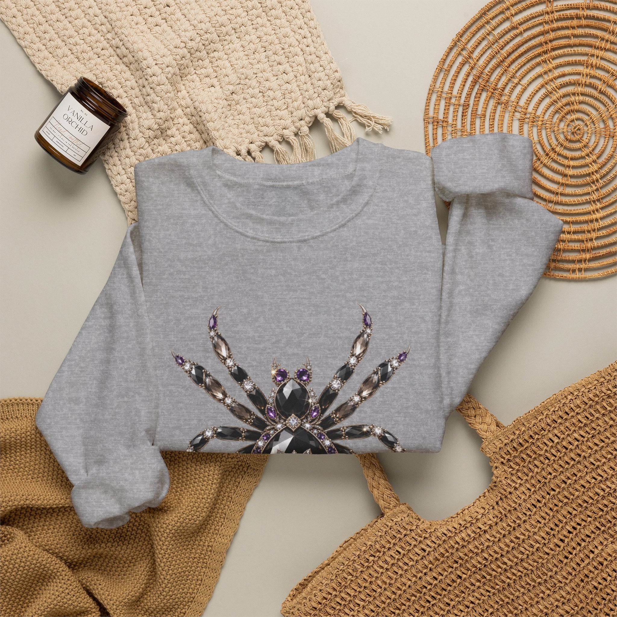 The Jeweled Spider Sweatshirt - Gildan