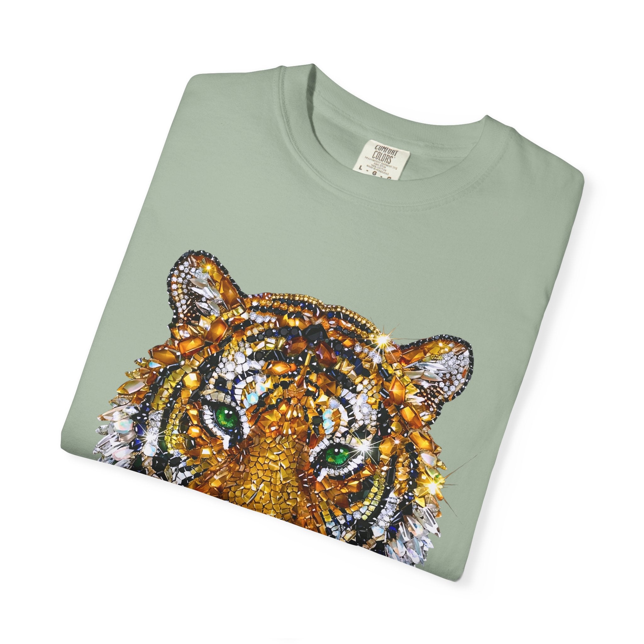 Jeweled Tiger Tee - Comfort Colors