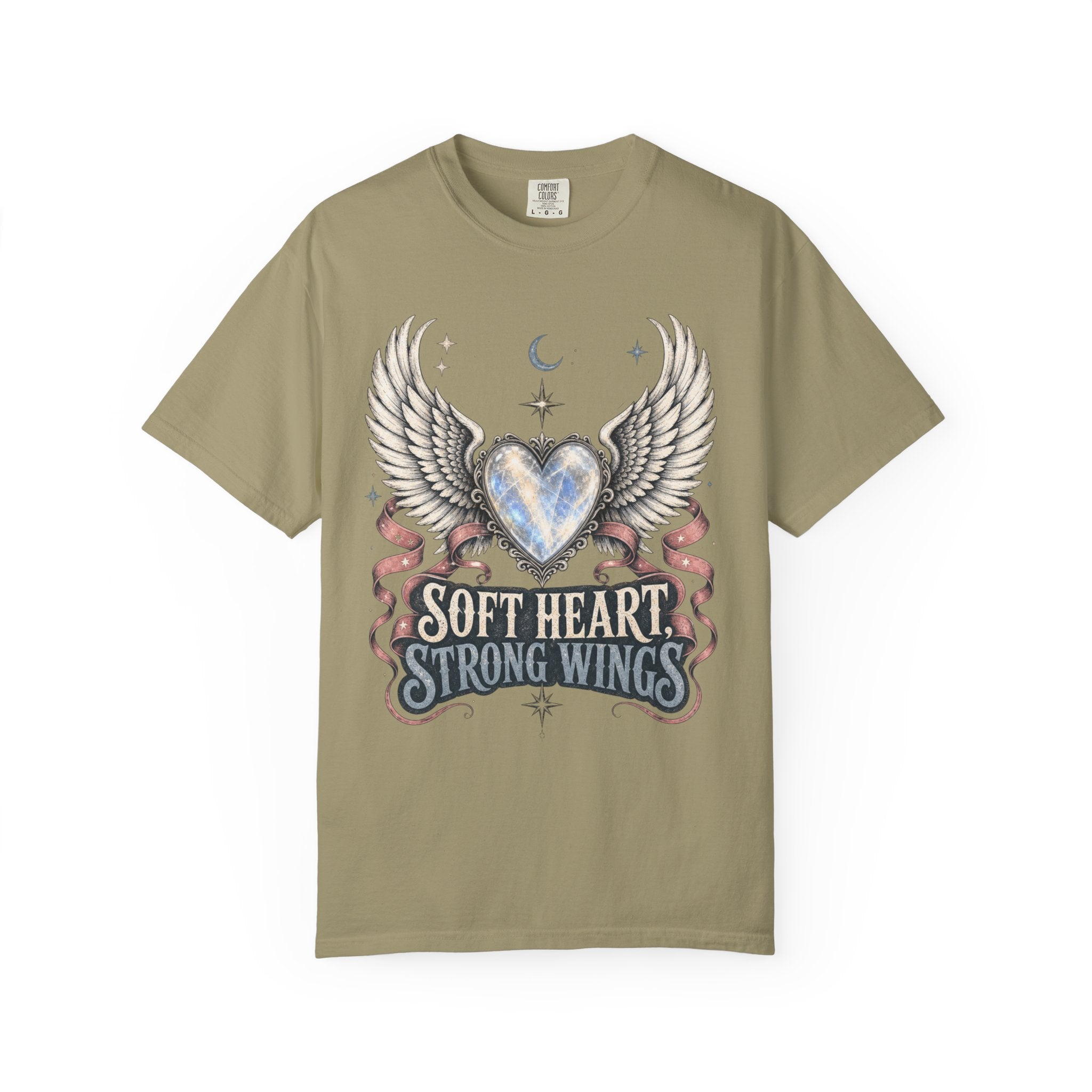 Soft Heart Strong Wings Tee - Comfort Colors