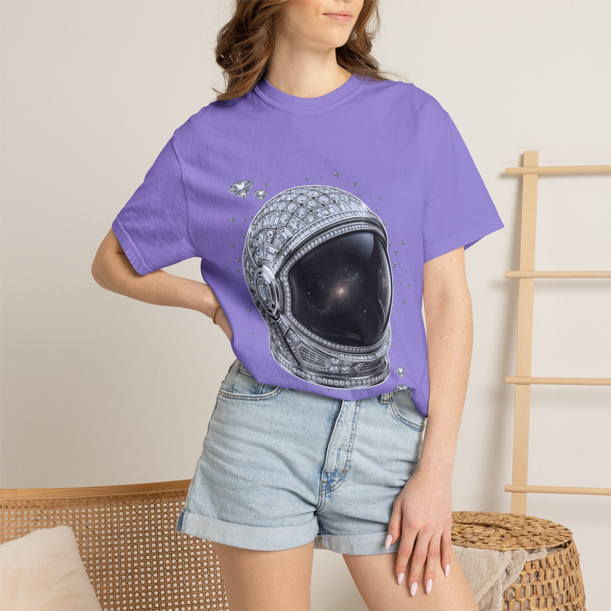 Sparkle Astronaut Tee - Comfort Colors