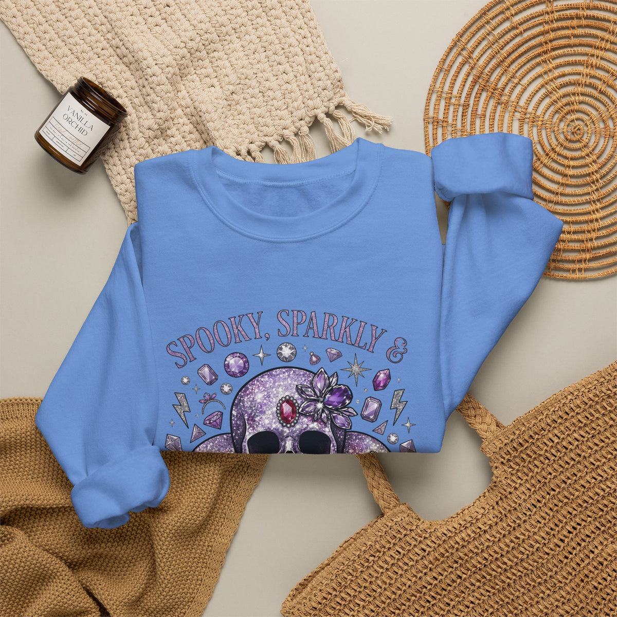 Spooky and Sparkly Sweatshirt - Gildan